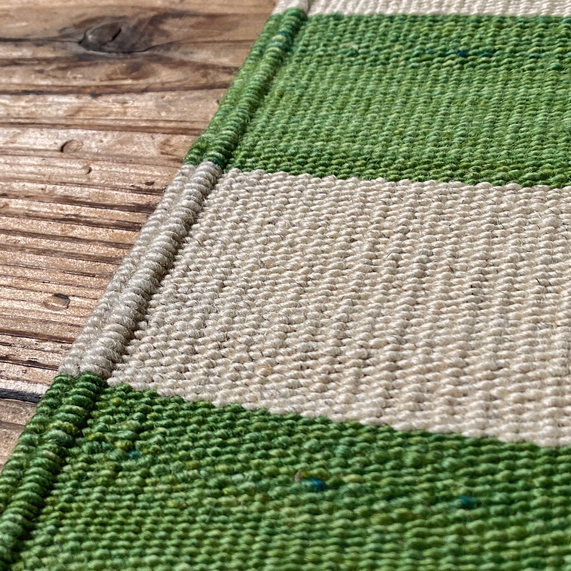 Kelim Rug Green Pattern - minä perhonen