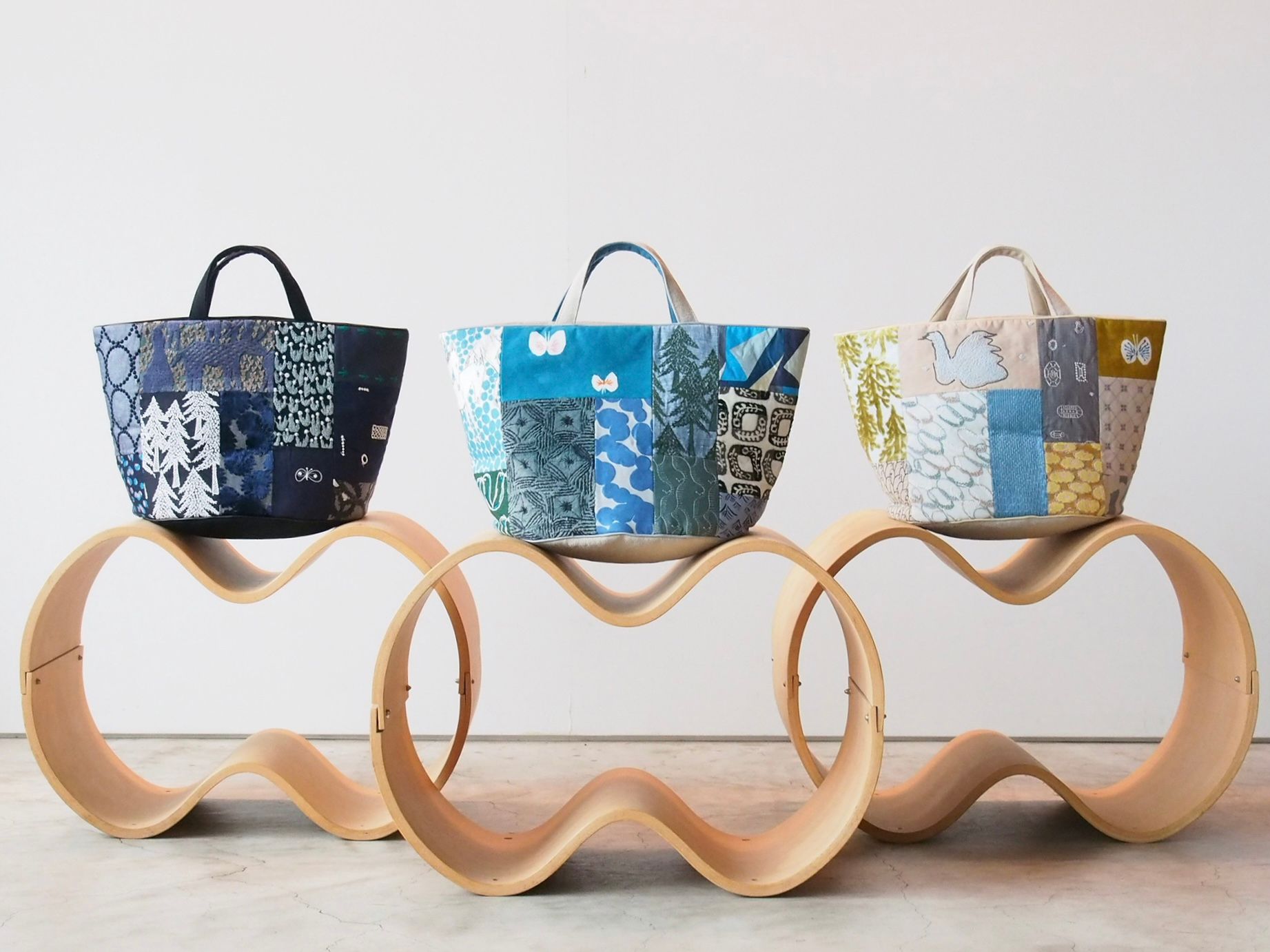 ハンドメイド バケツトート ミナペルホネンchoucho+noppara 291 bucket bag・basket bag 発売のお知らせ。4月9日～ - minä perhonen