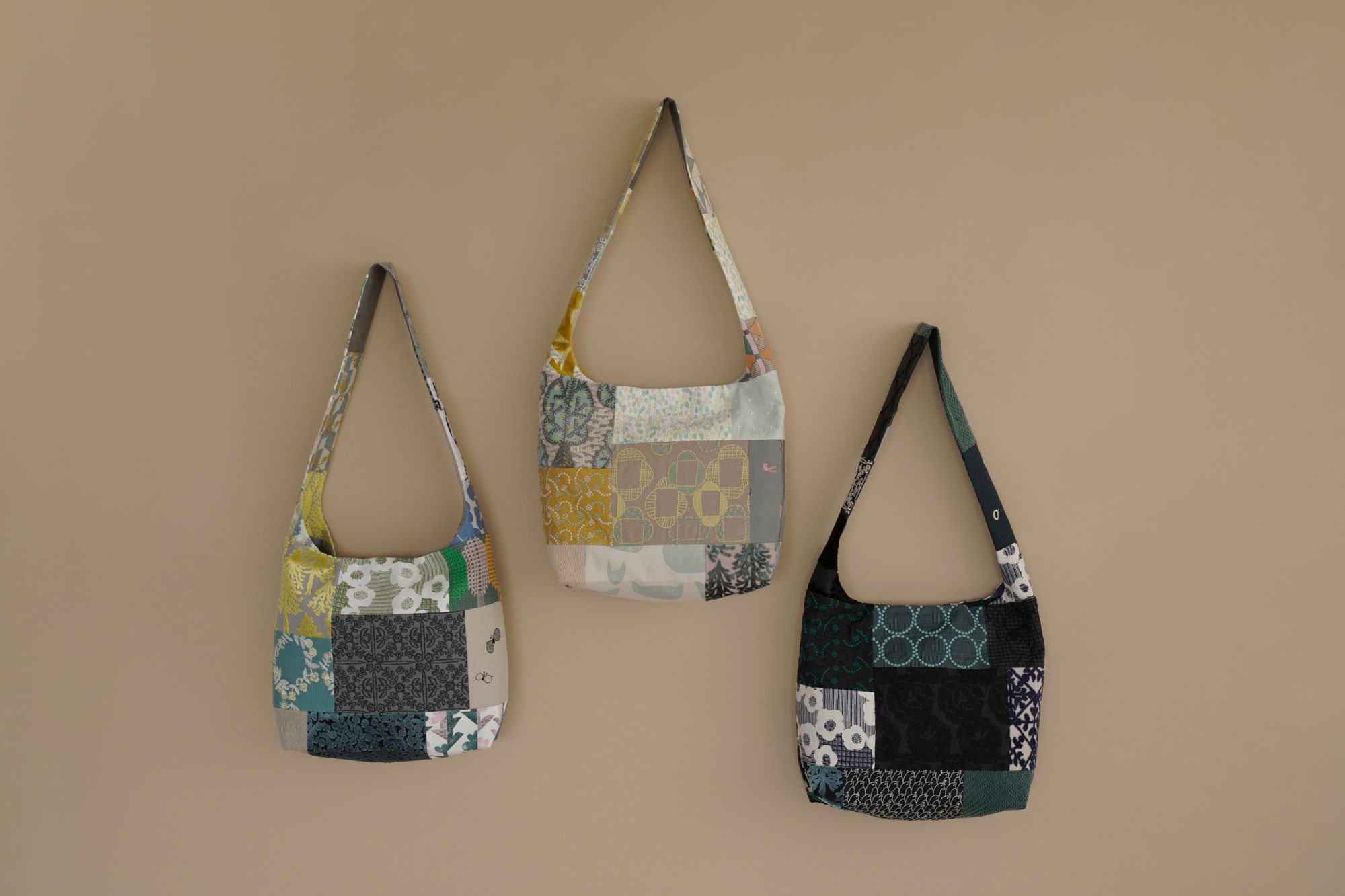 ミナペルホネン　PIECE BAG ダークミックス ミナペルホネン PIECE BAG ダークミックス