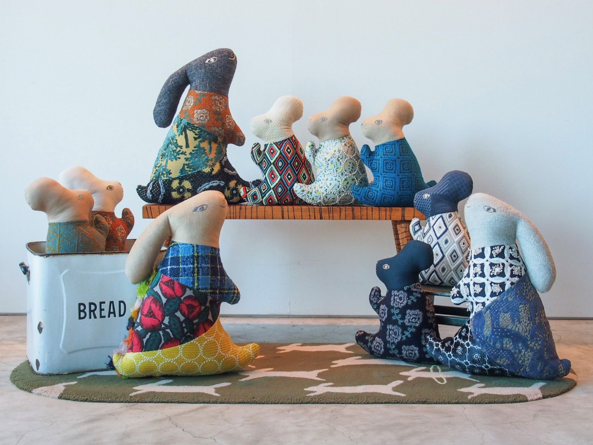 patchwork usagi cushionとkousagi cushion発売のお知らせ。11月