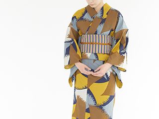 【正規品】mina perhonen ヘンプ100% 浴衣　skip skip - minä perhonen