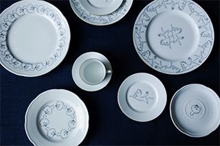 RICHARD GINORI ×ミナペルホネン　ティーカップソーサー mina perhonen×Richard Ginori ミナペルホネン リチャードジノリ