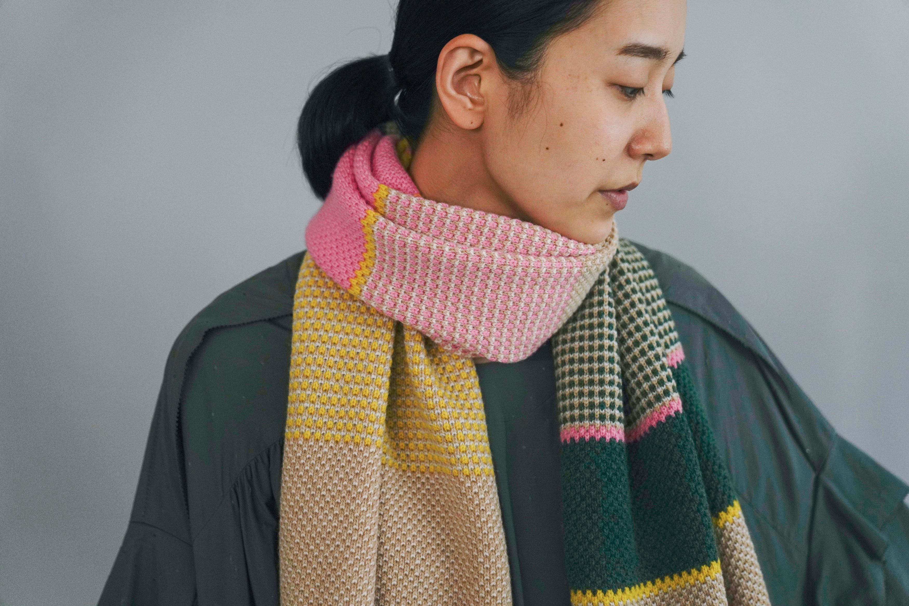 専用　hikaru noguchi 素敵なニットスカーフminaperhonen 20-21aw hikaru noguchiニットアイテム発売と受注会のお知らせ