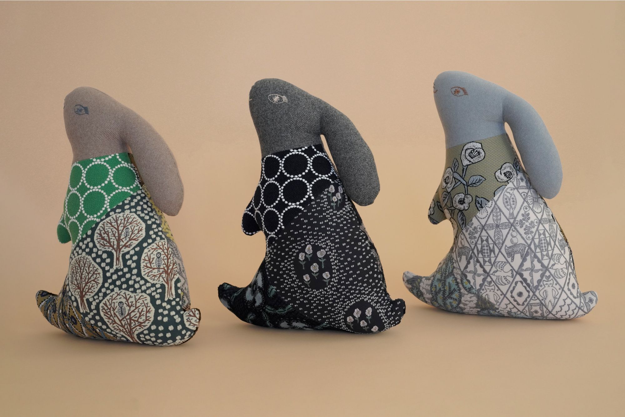 patchwork usagi cushionとkotori、piece, cookie発売のお知らせ
