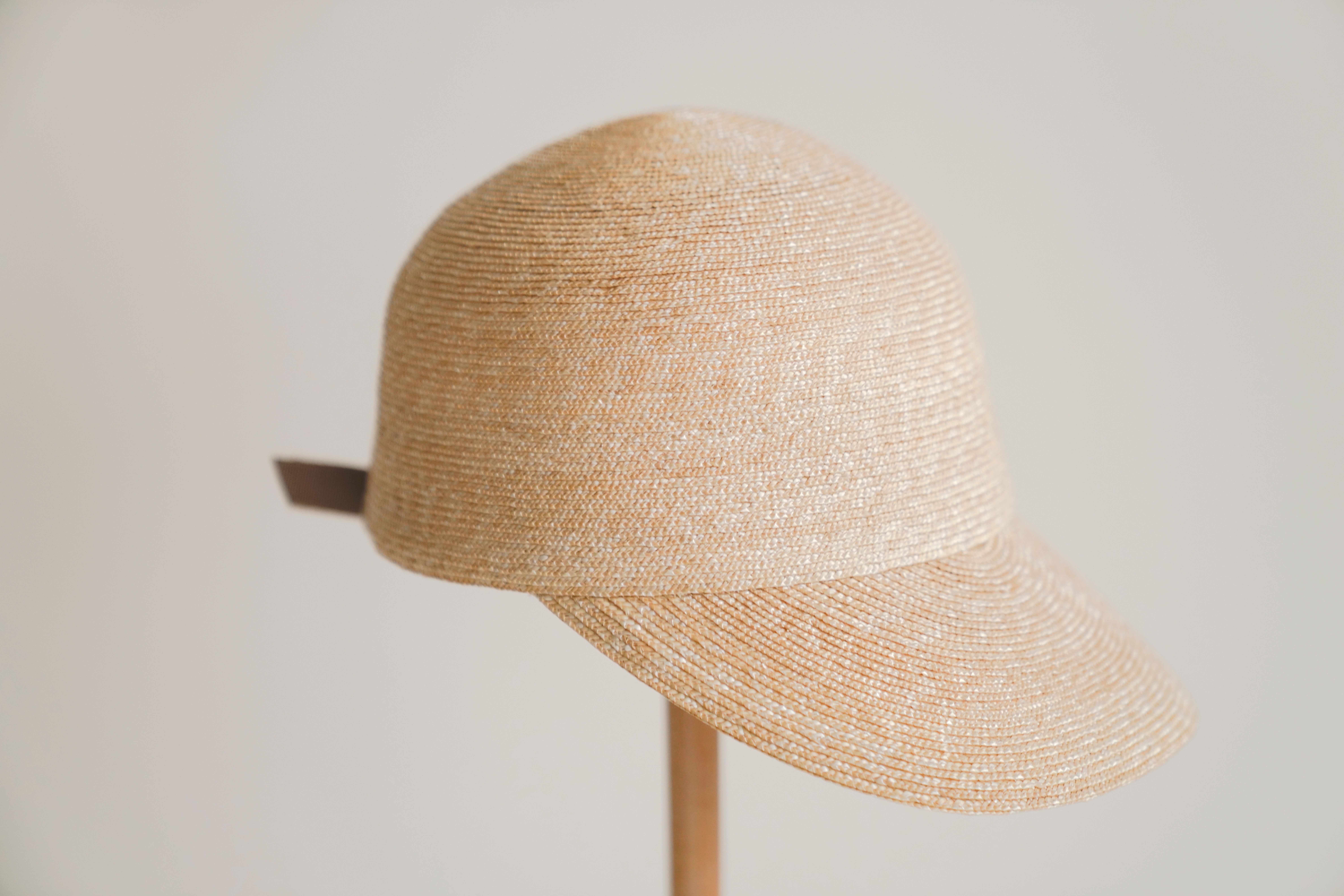 mite miteえん帽　モカベージュ　S　ミテ　作家　ハンドメイド　えん帽子 mite miteえん帽 モカベージュ S ミテ 作家 ハンドメイド えん