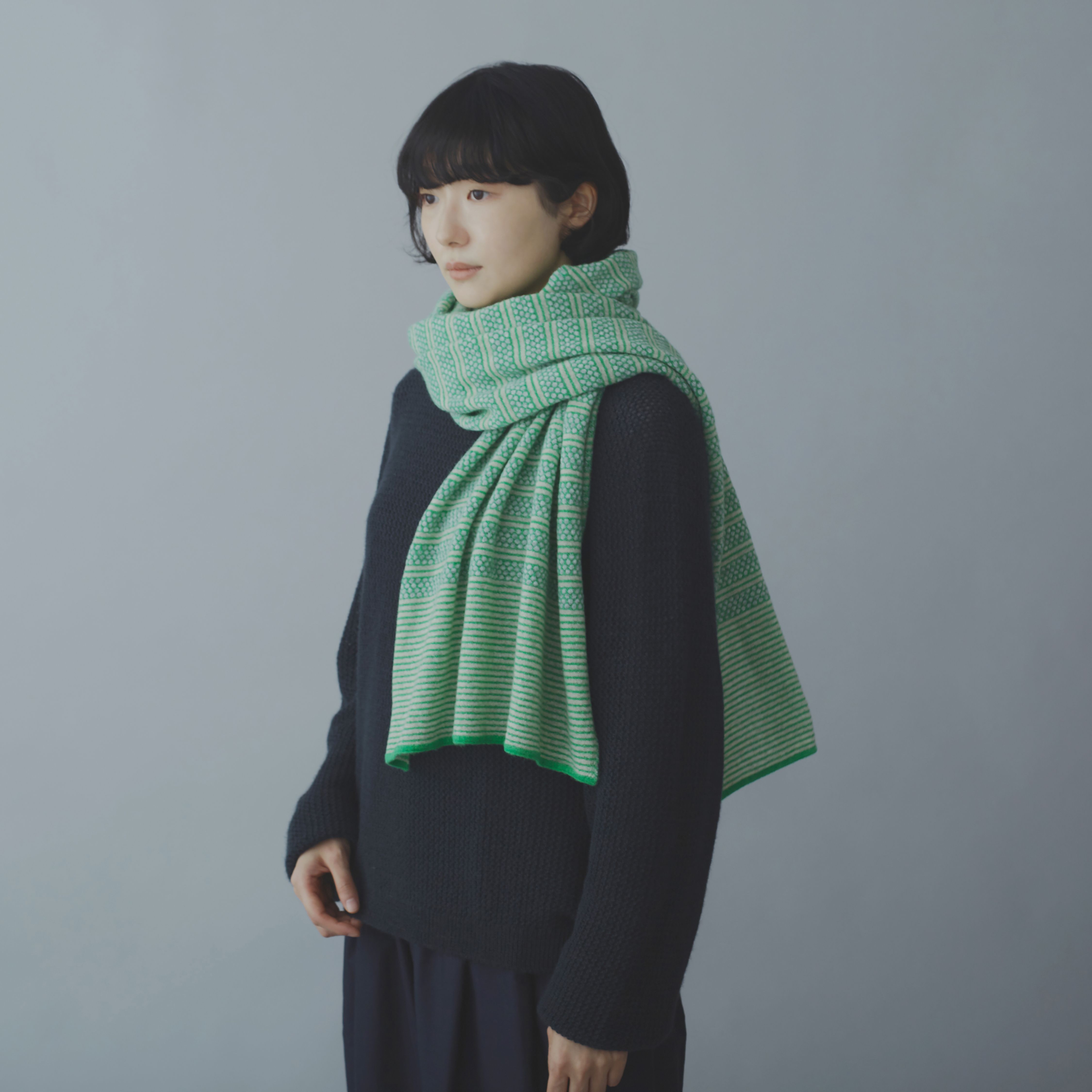 ミナペルホネン　hikaru noguchi ニットスカーフ　ストール　マフラー 21-22a/w hikaru noguchiニットアイテム発売のお知らせ。10月9日