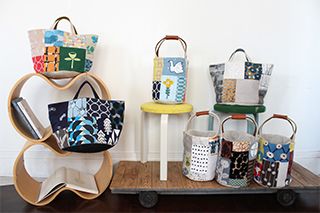 piece, とkotiにて、basket bagとbucket bag 入荷。7月7日 - minä perhonen