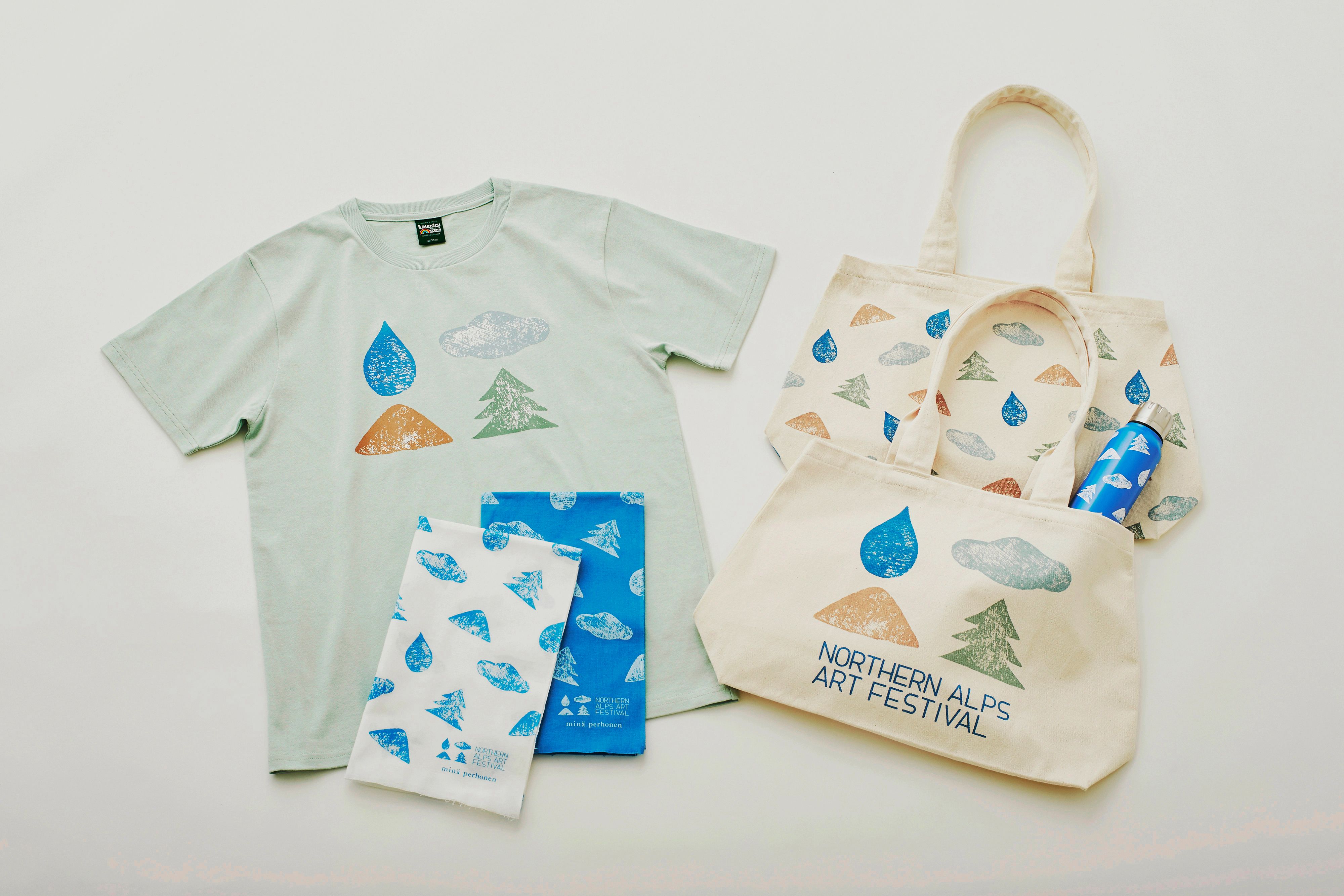 ミナペルホネン マスキングテープ　つづく展　北アルプス国際芸術祭 北アルプス国際芸術祭でミナ ペルホネンが配信する「Letter」を