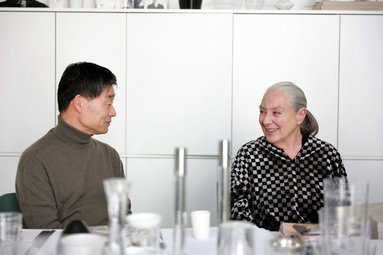 インゲヤード・ローマンとのコラボレーションテキスタイルによるドレス