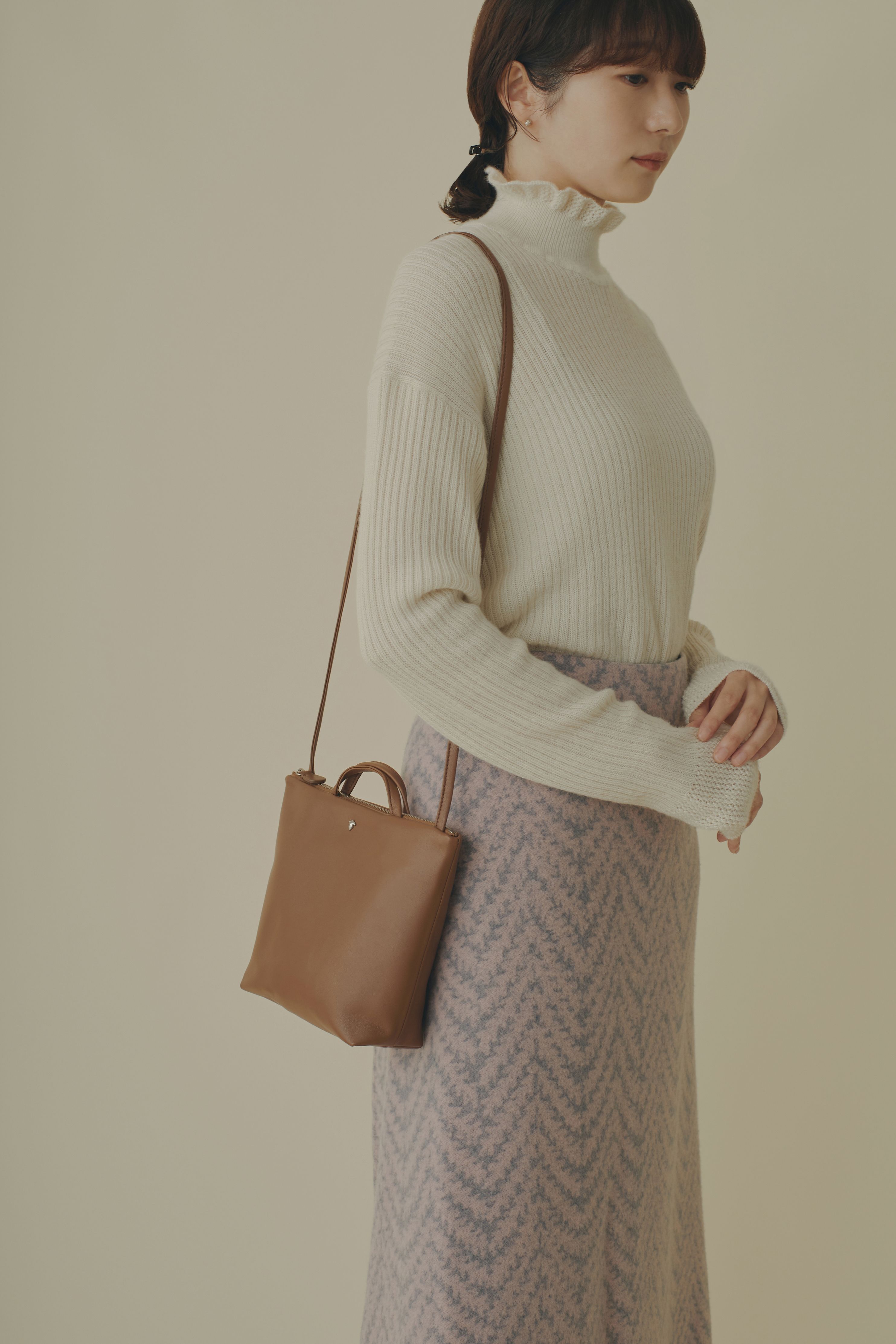 エアリーバッグ×ミナペルホネン　大きいサイズ tambourine 2WAY TOTE BAG(L) - minä perhonen