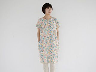 新品タグ付✨ミナペルホネンランドリー Hanna ワンピース ドレス 総柄花柄 drop-kaitori_27-2405-165