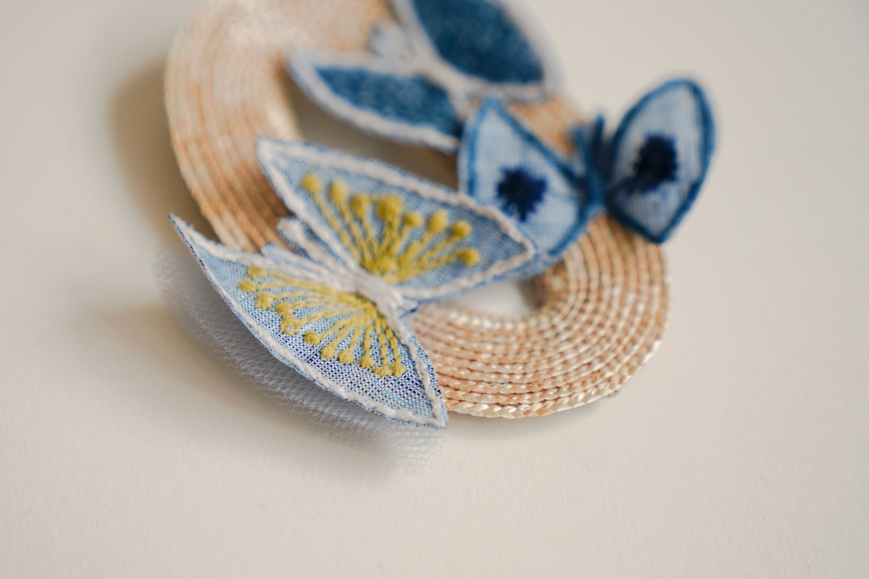 materiaaliでのhitomi shinoyama design ブローチ作りのワーク