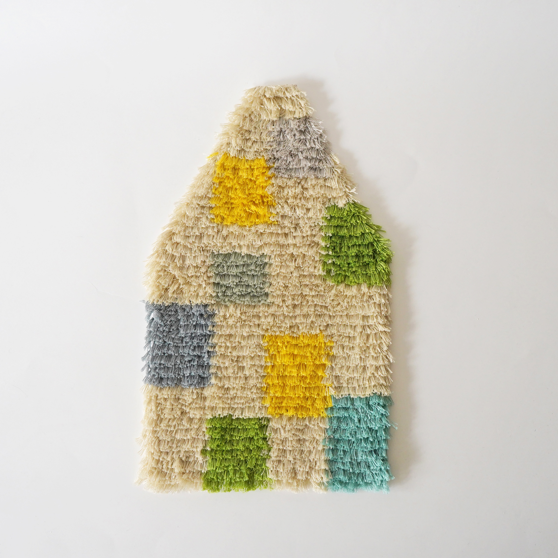 textile wall rug - minä perhonen