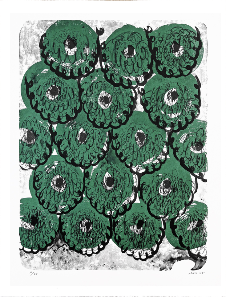 flower dance Lithograph - minä perhonen
