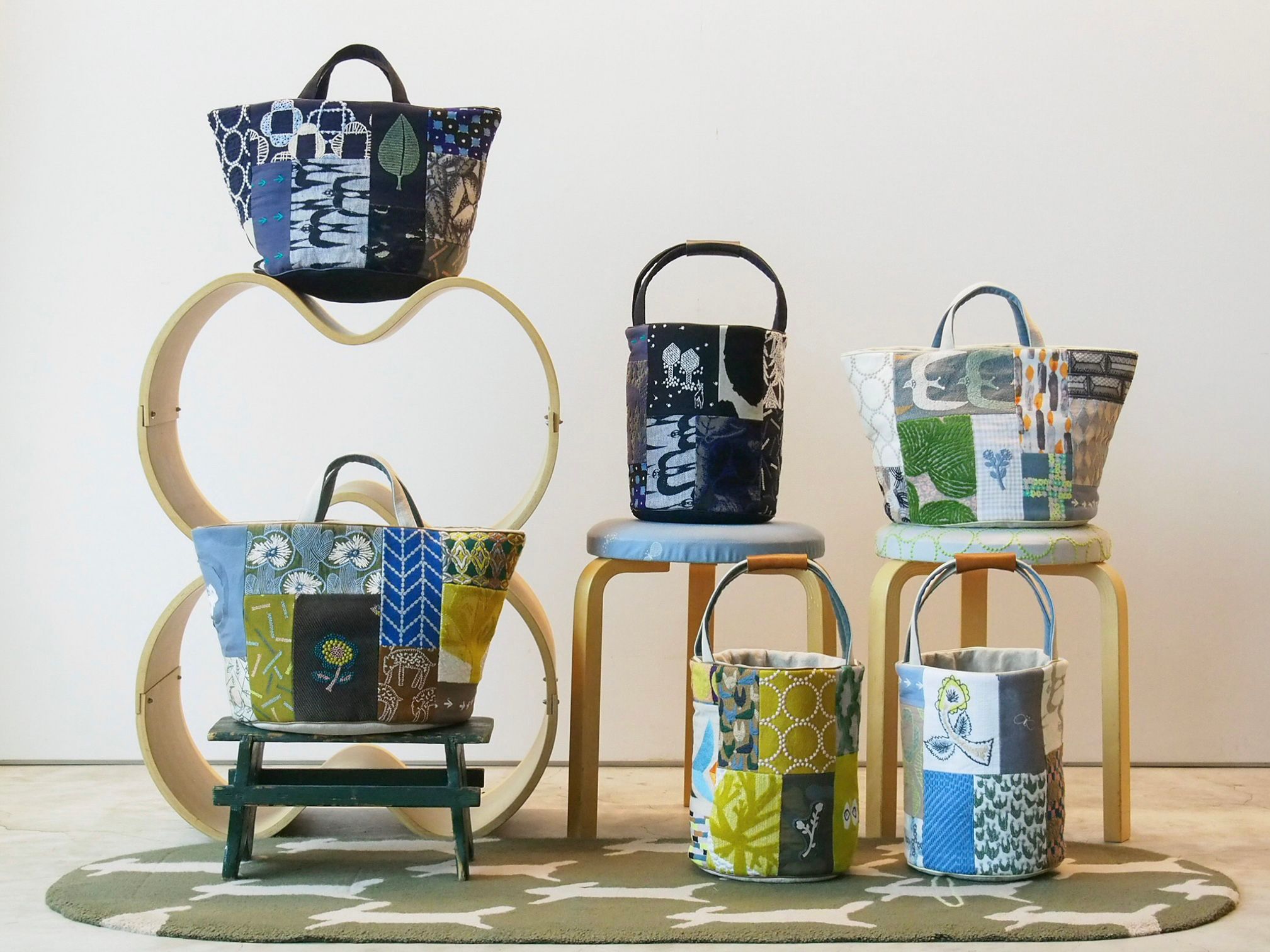 5514A ミナペルホネンハンドメイド ワンピース&ブガッティポーチポシェット bucket bag・basket bag発売のお知らせ。10月8日~ - minä perhonen