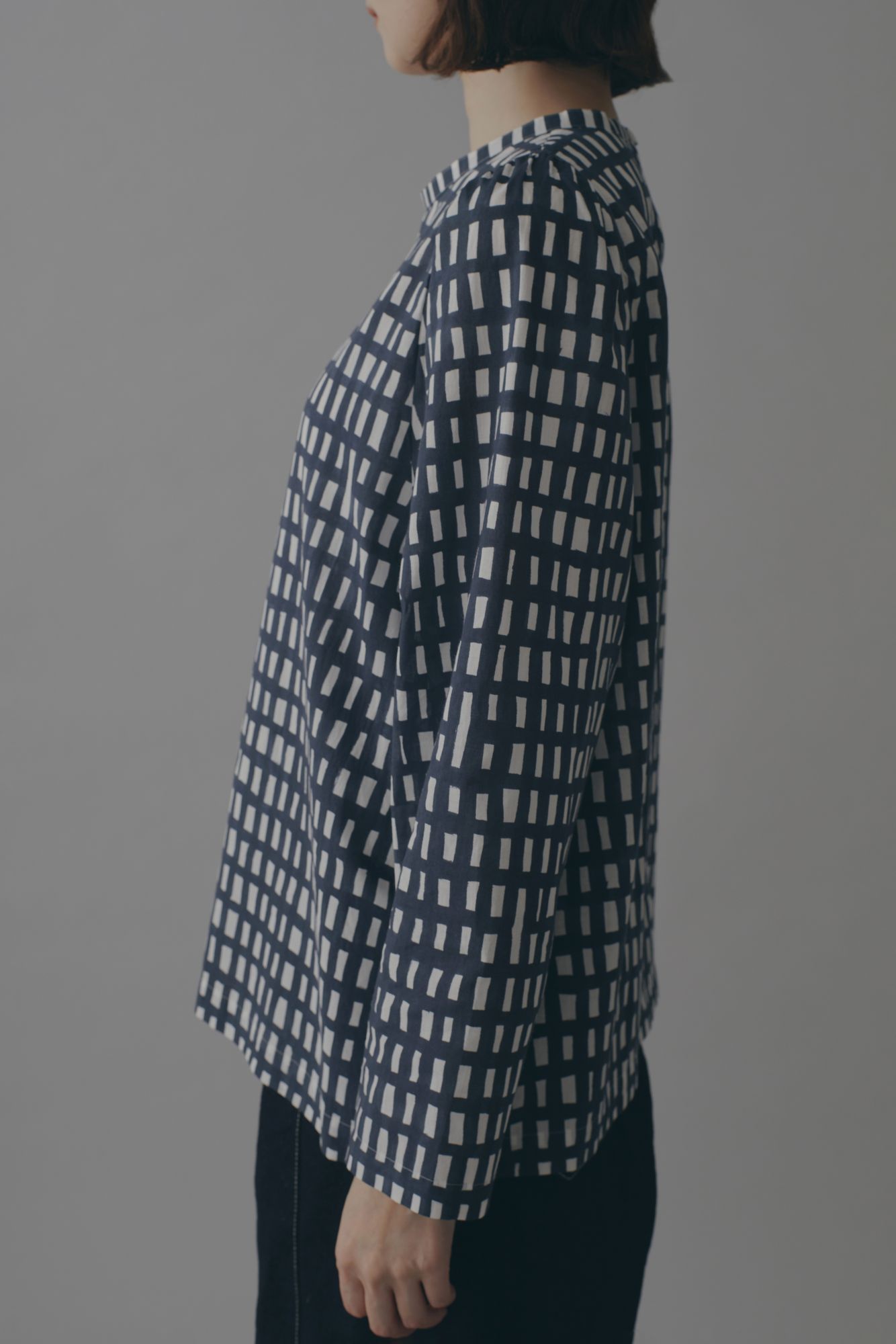 sora check ブラウス - minä perhonen