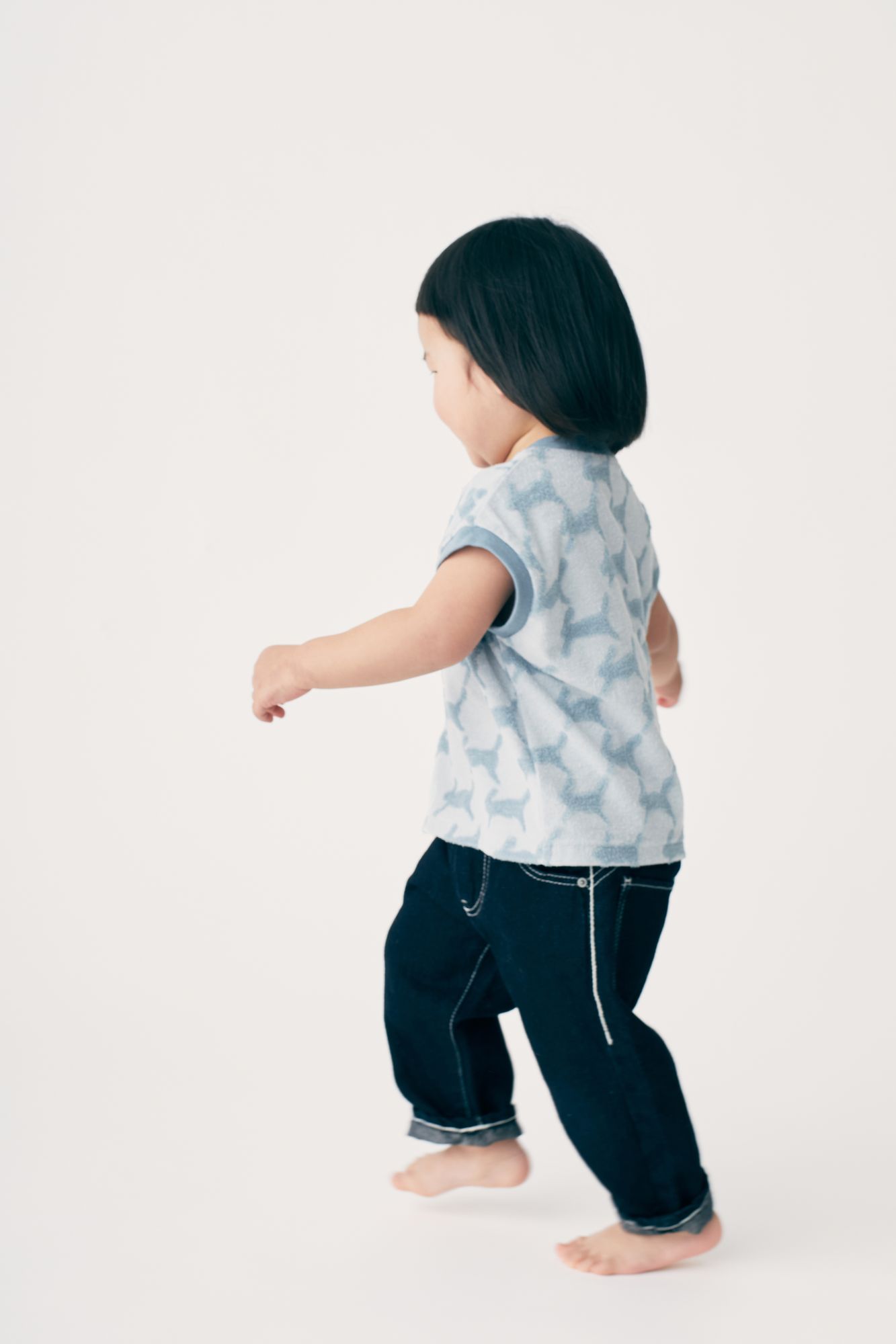 ミナペルホネン run run runプルオーバー 5分袖 run run run プル 