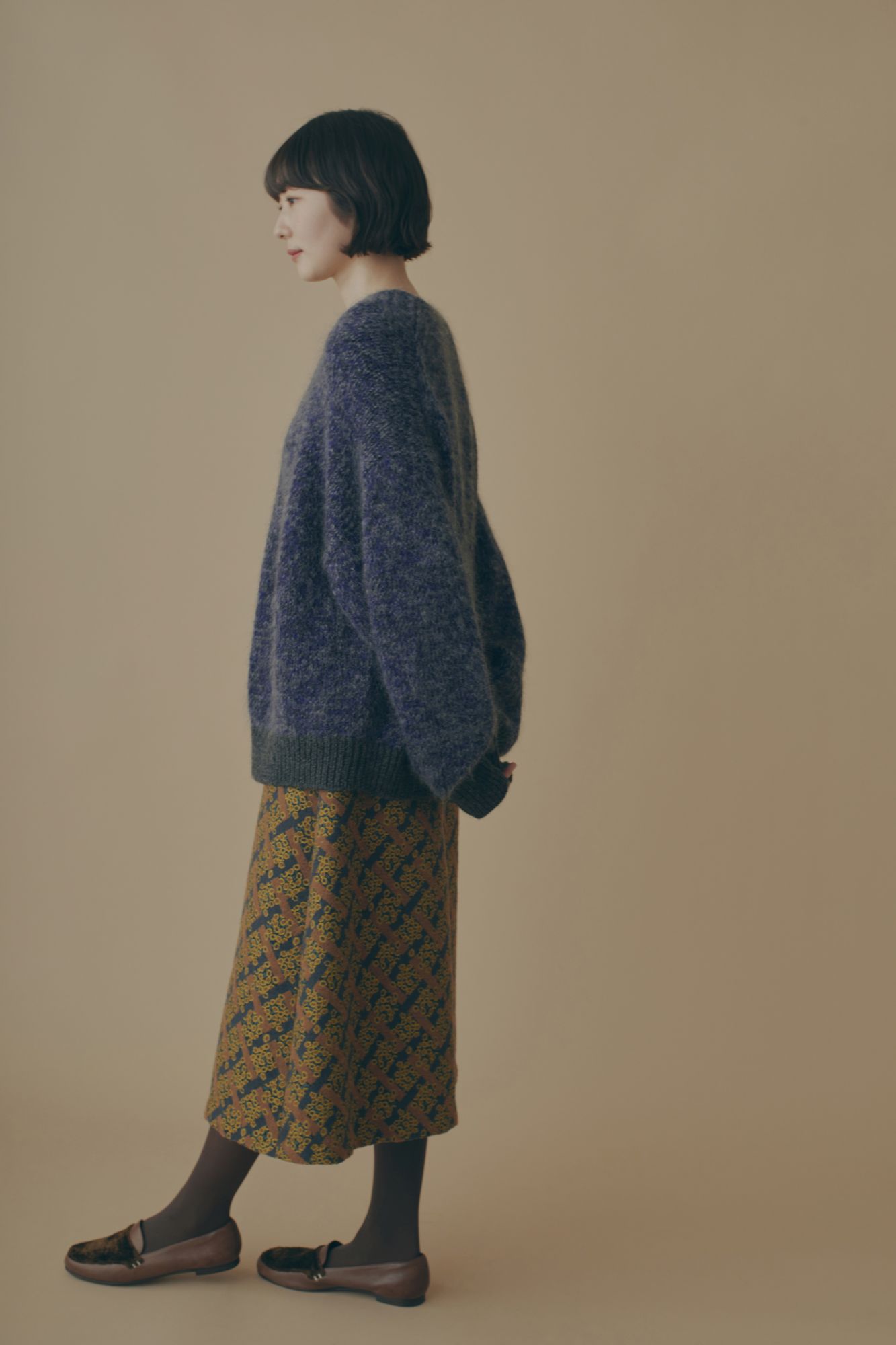 laine カシュクールニットカーディガン - minä perhonen