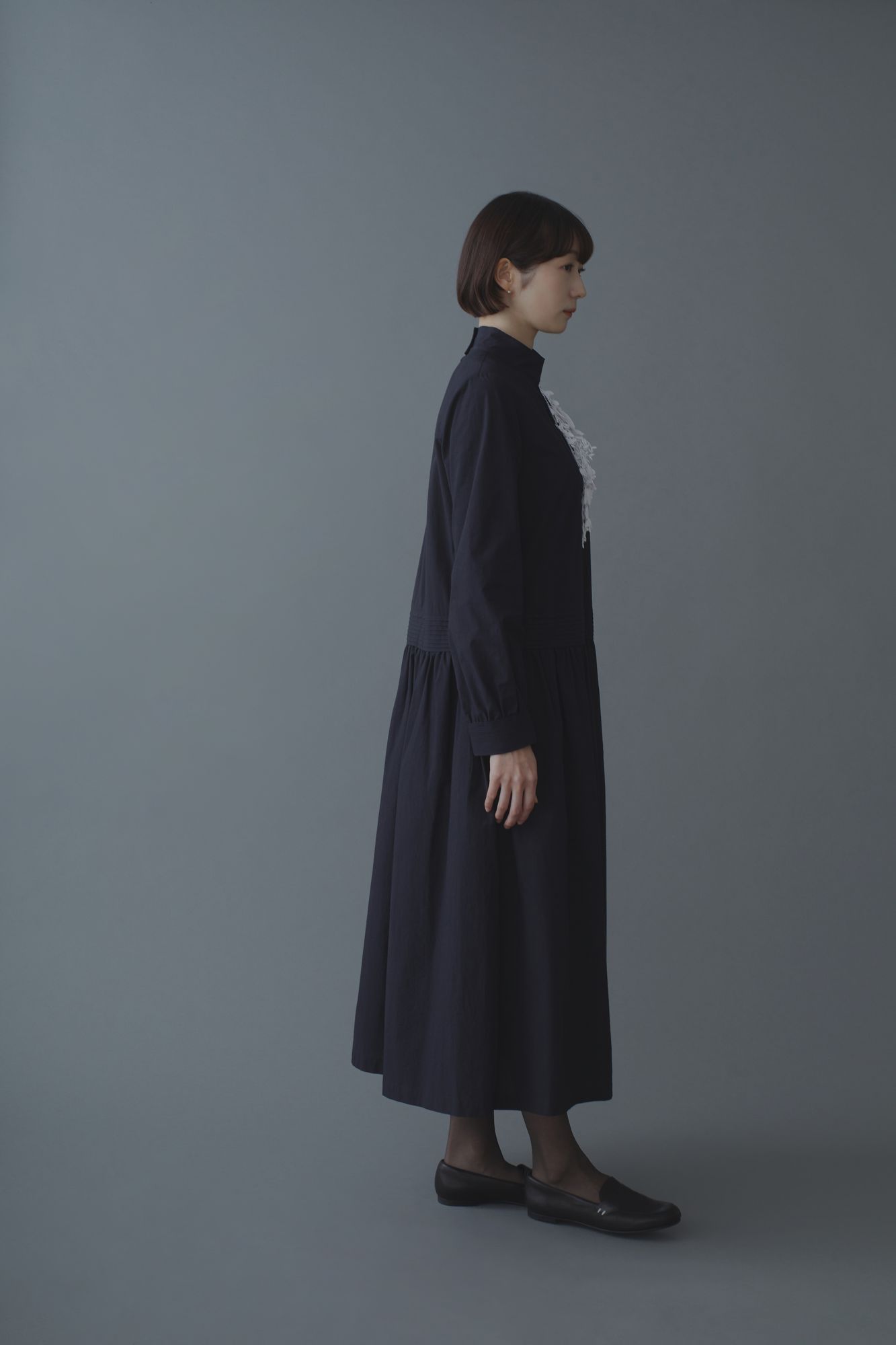 forest parade ピンタックドレス - minä perhonen