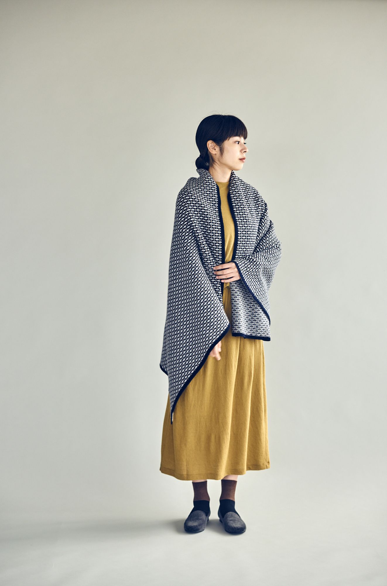 ミナペルホネン HIKARU NOGUCHI ショール&ミトン hikaru noguchi x