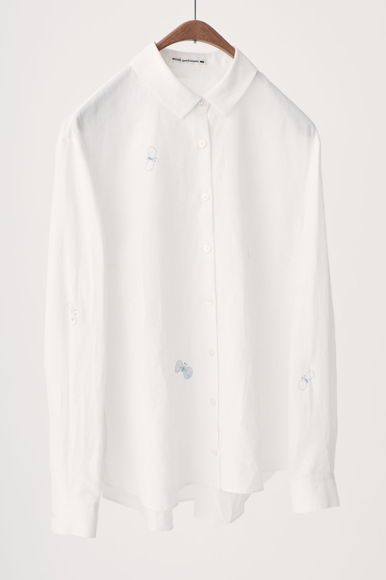 choucho 角襟ブラウス - minä perhonen