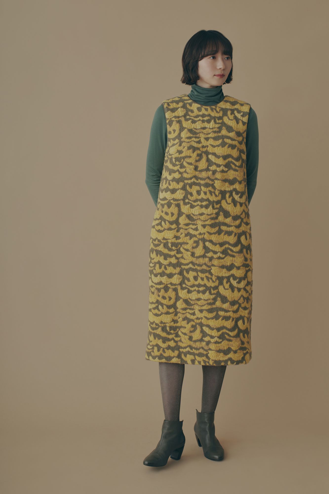 sea sky ノースリーブドレス - minä perhonen