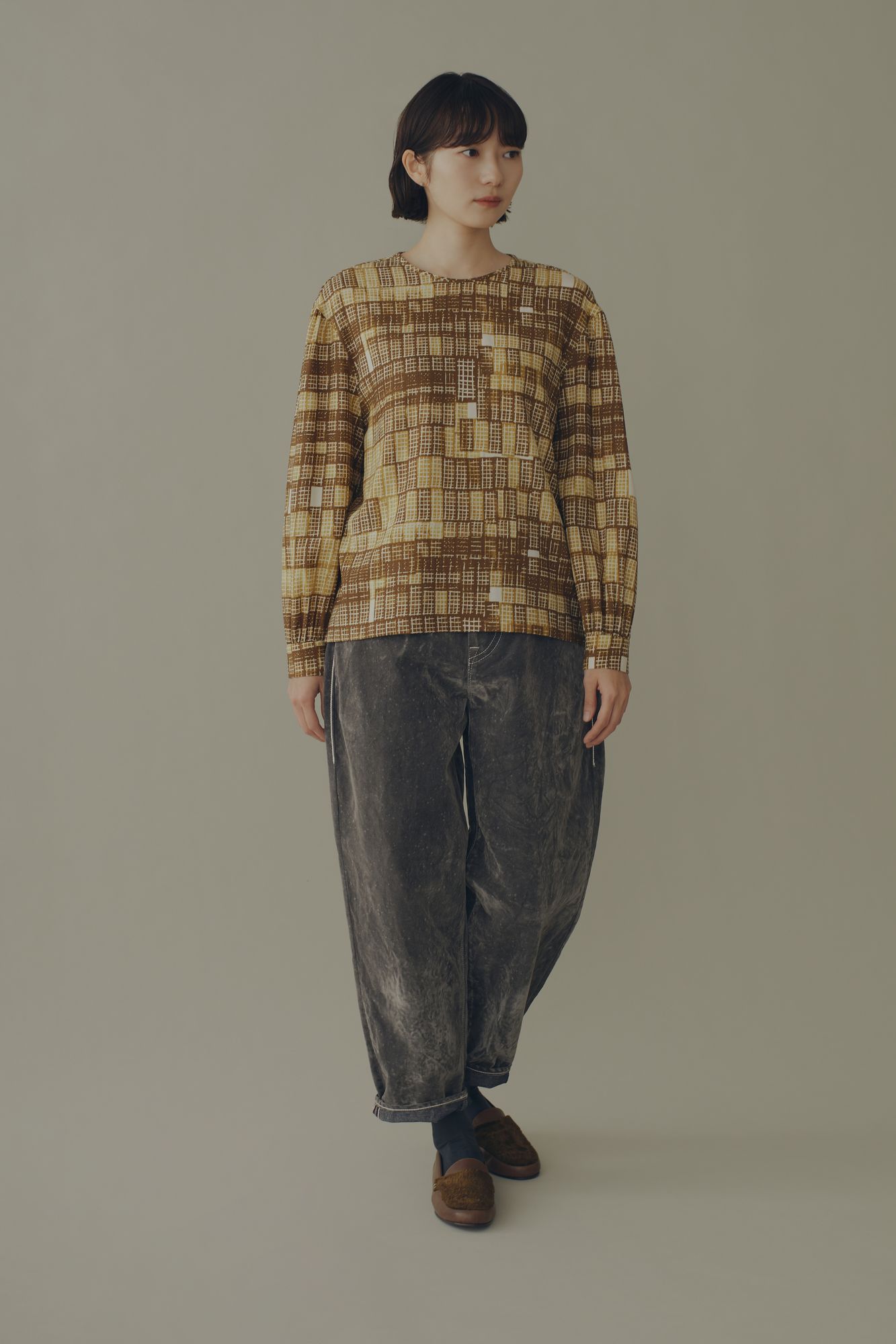 mina perhonen fete フロッキーデニム　38 mina perhonen fete フロッキーtapered デニム - ミナペルホネン正規