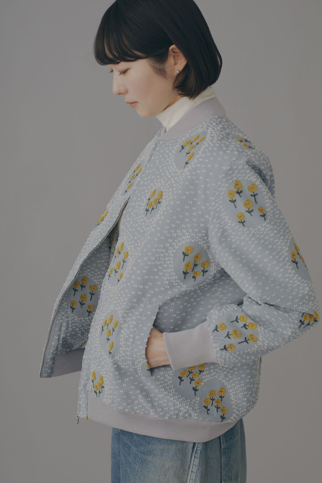 4時間限定値下　ミナペルホネン ring flower タックギャザーワンピース minä BALLOON vol. 015 “hei! kevät!” 2月23日〜 - minä perhonen