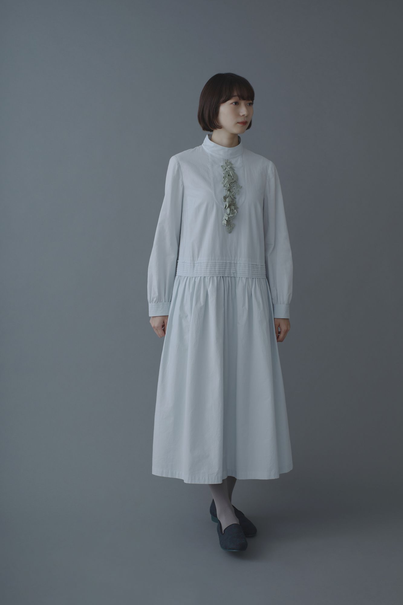 forest parade ピンタックドレス - minä perhonen