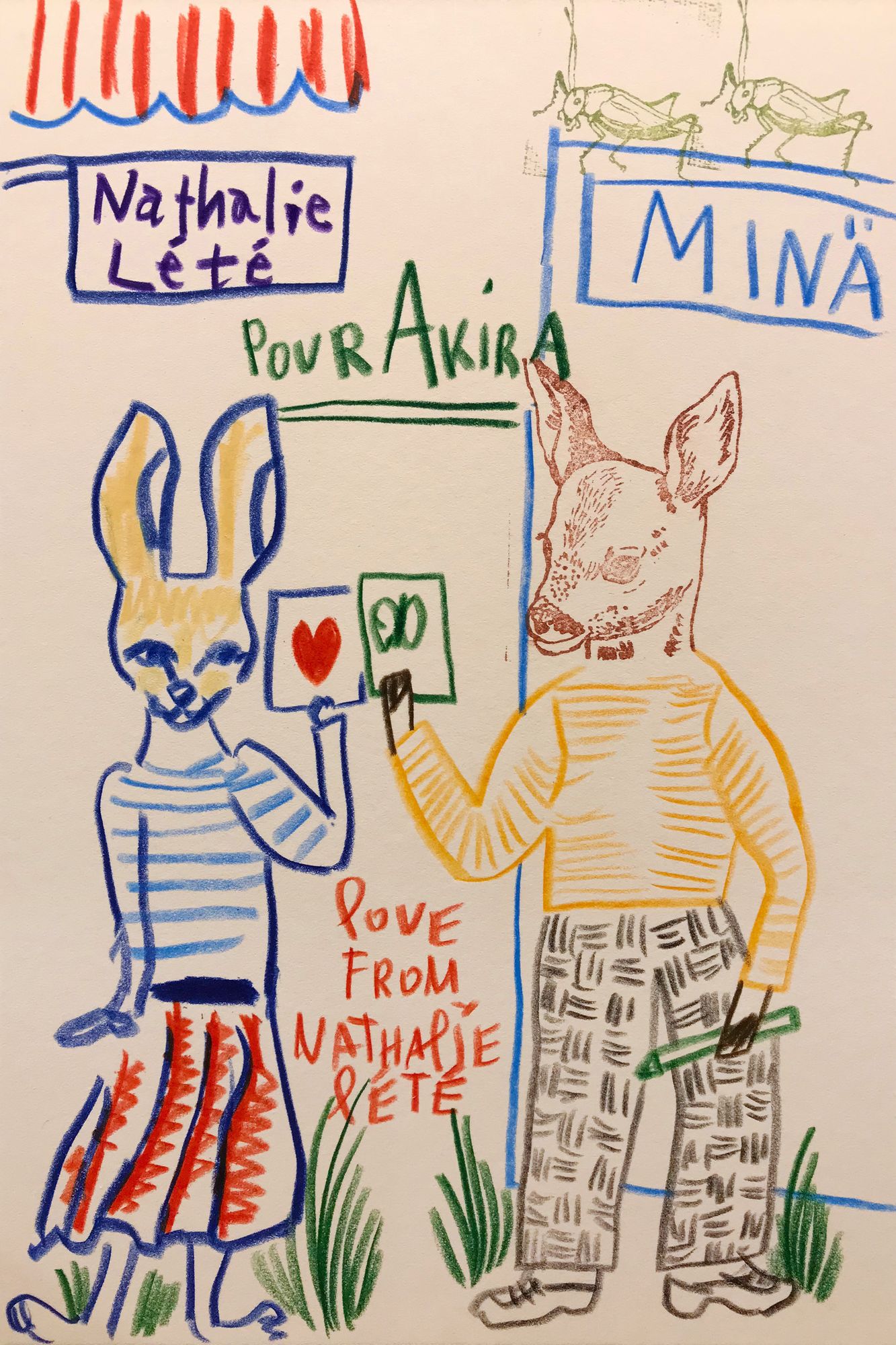 minä perhonen × Nathalie Lété『Animal dolls』“POMPON” - minä