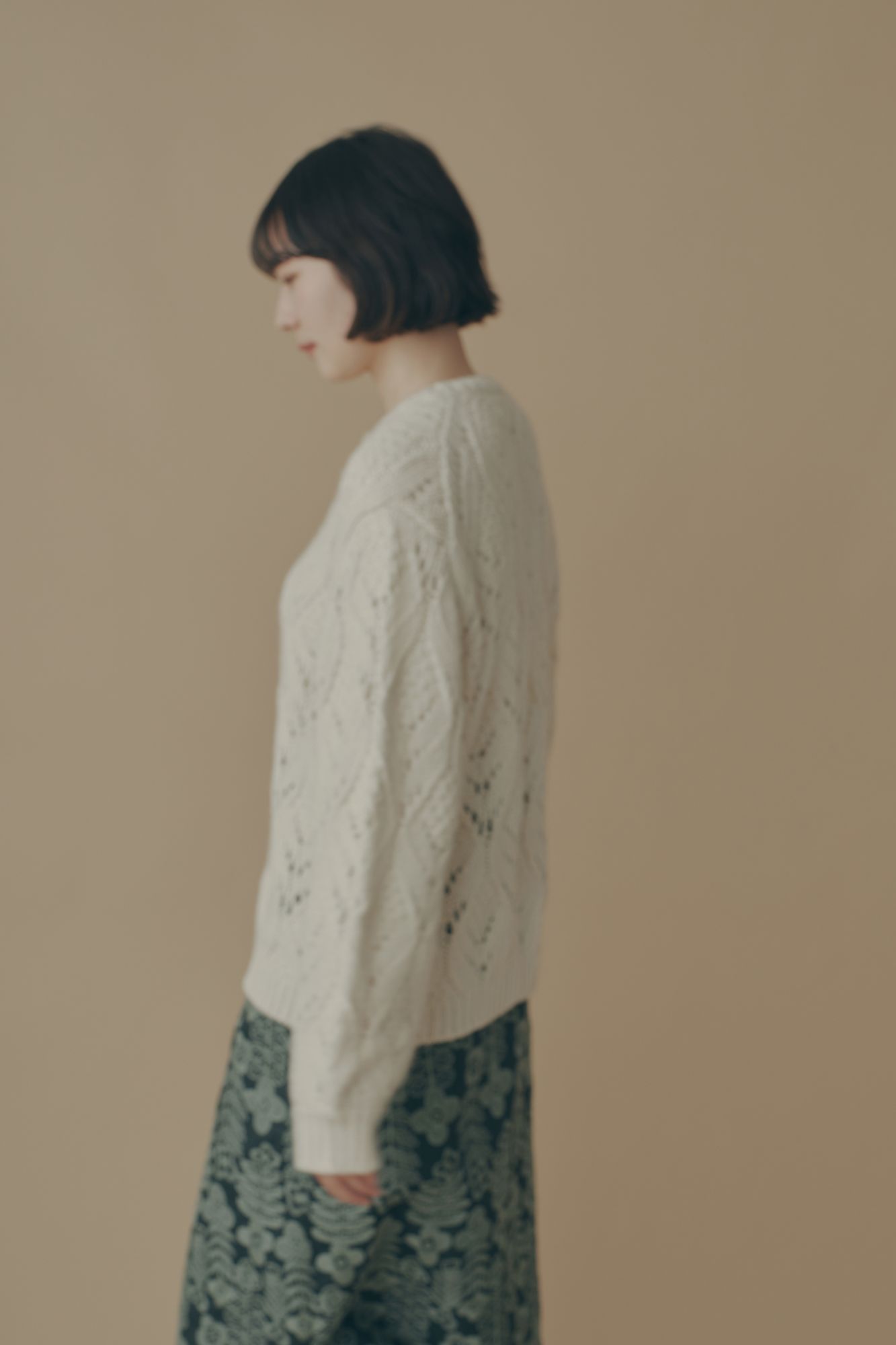 flow ニットカーディガン - minä perhonen