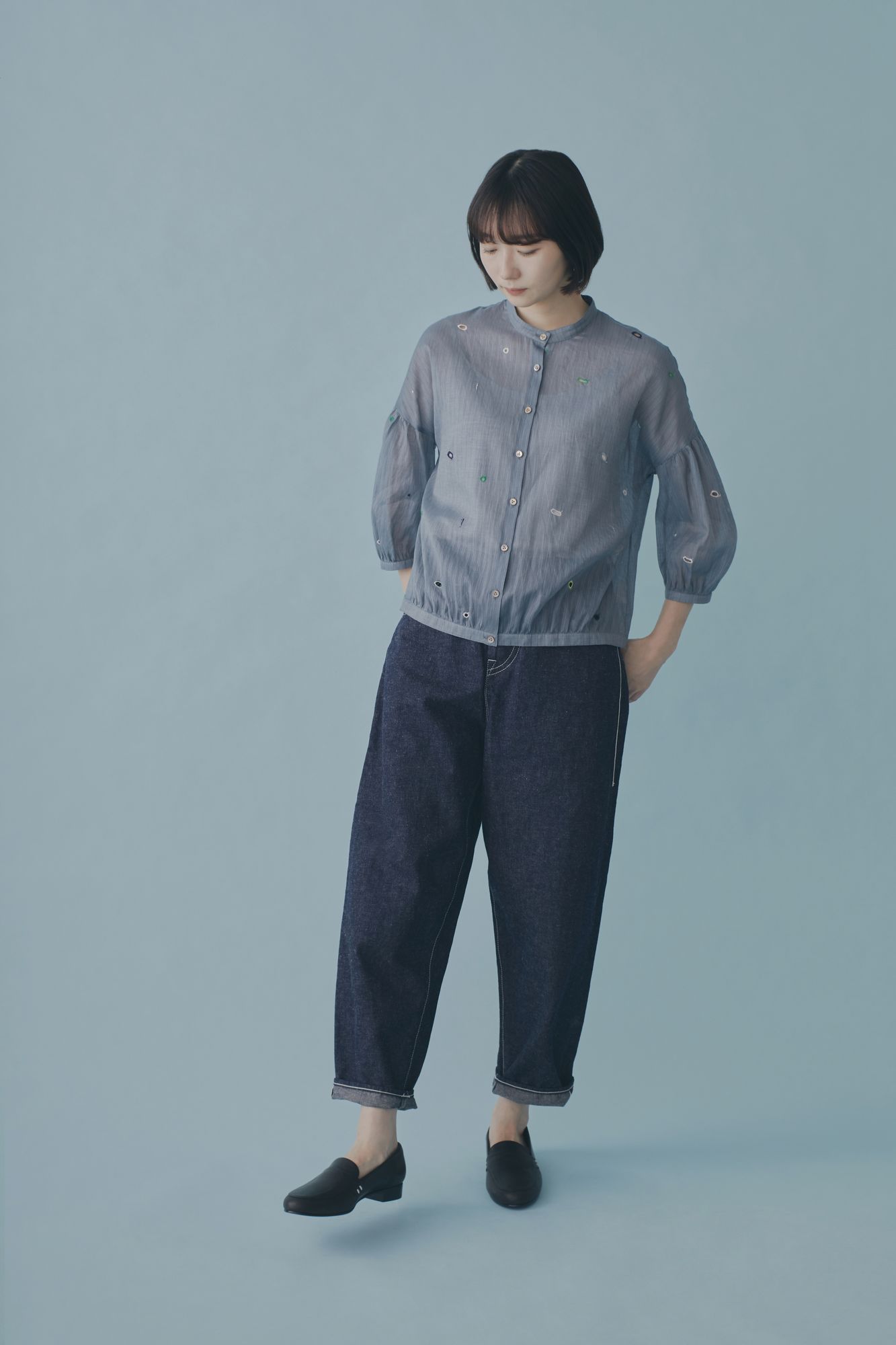 every day ロールアップデニム - minä perhonen