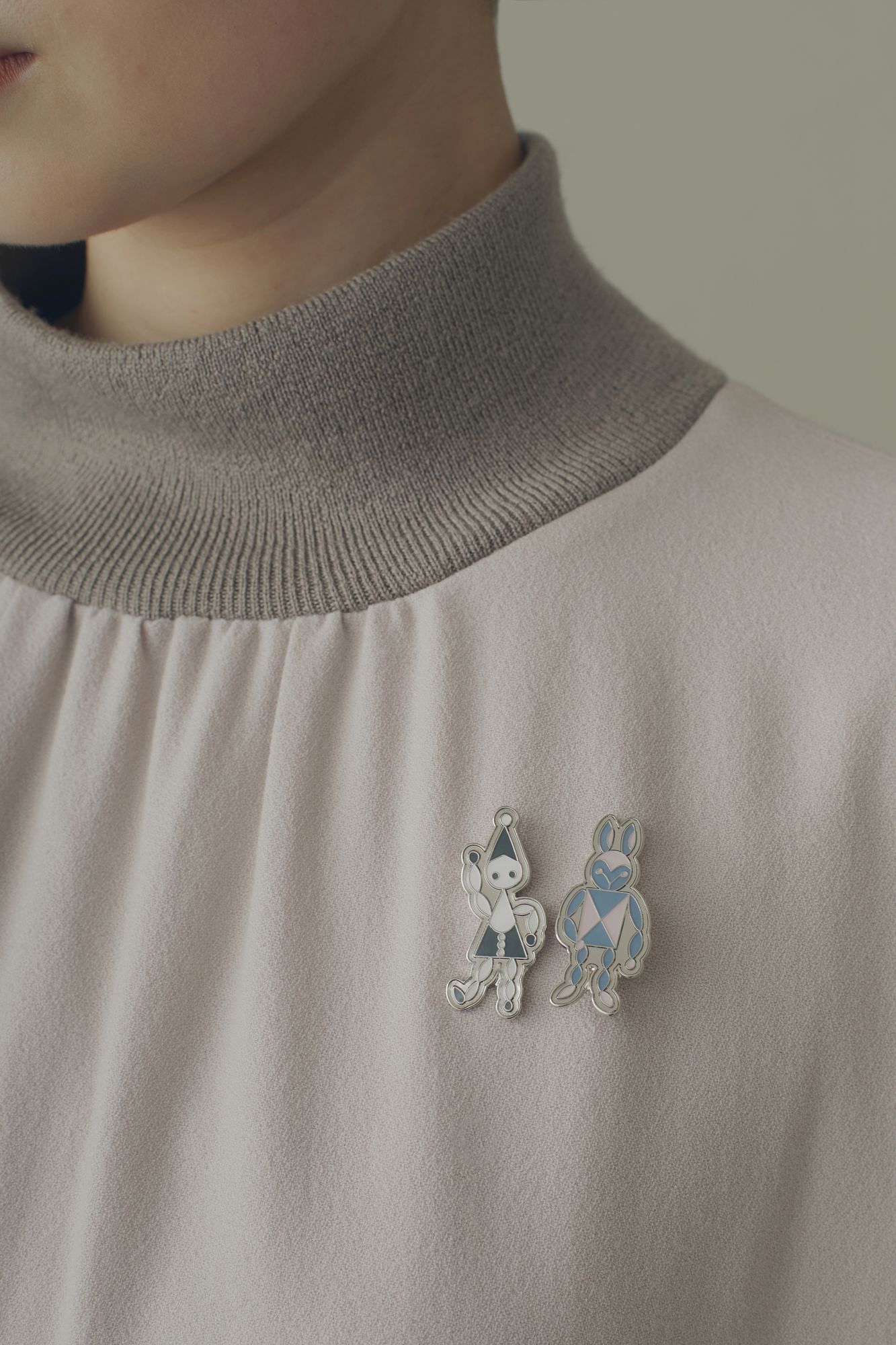 A.B.Cミナペルホネン bow ブローチ　おまけ付き fun ピンブローチ - minä perhonen