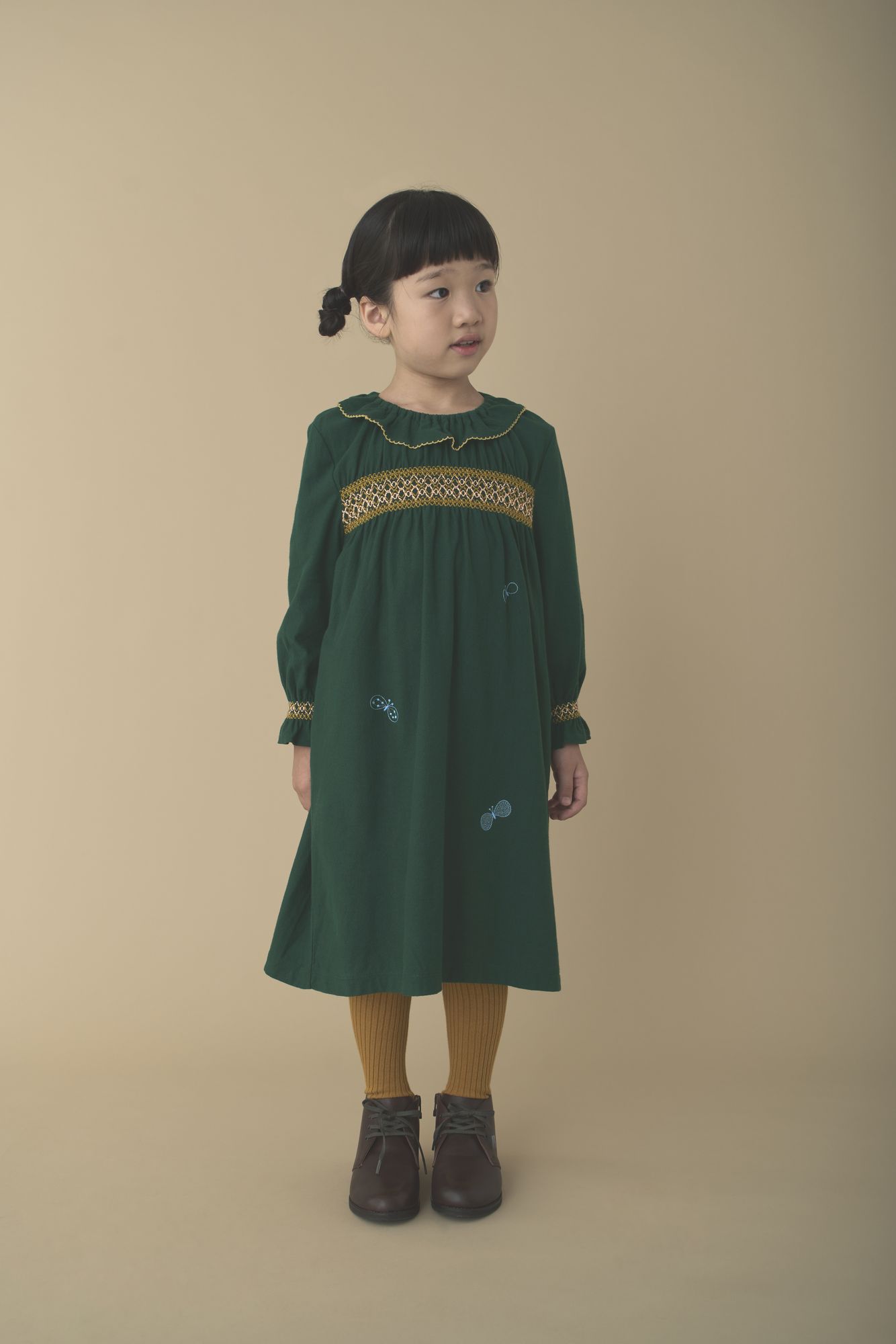 連休中お安くします。ミナペルホネン　choucho 新品未使用　ワンピース90 中古・古着通販】mina perhonen (ミナ ペルホネン) CHOUCHO 蝶刺繍