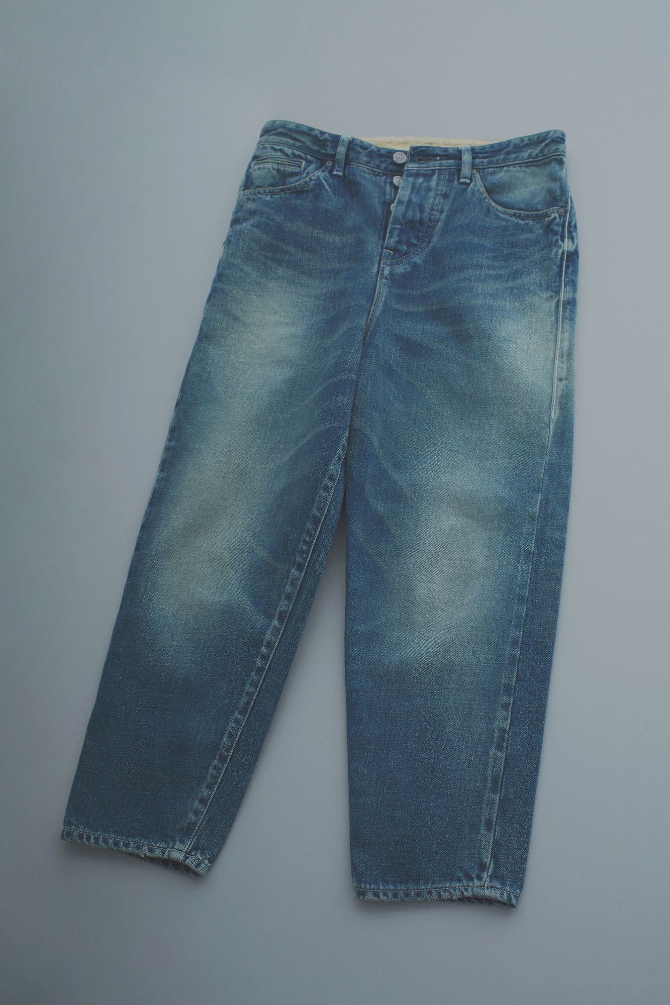 【はぴはぴ】ミナペルホネン　テーパードジーンズ　always 36 always テーパードデニム - minä perhonen