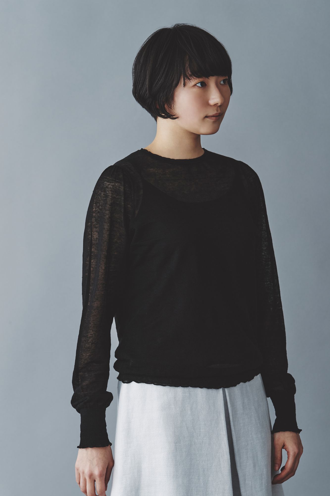 miraggio パフスリーブプルオーバー - minä perhonen