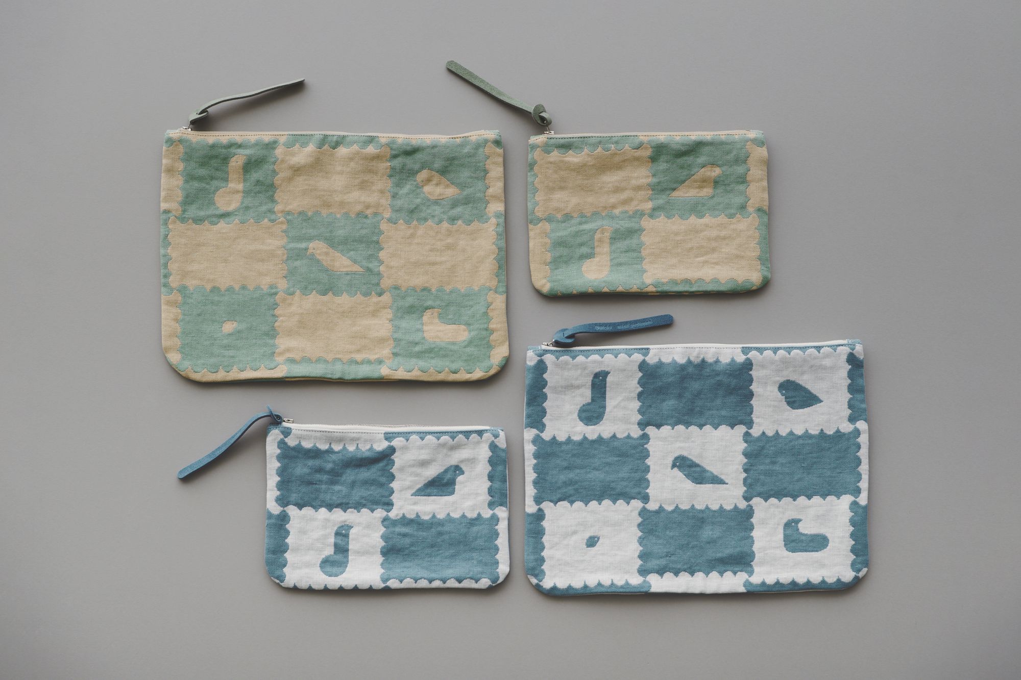 ミナペルホネン lintu フラットポーチ lintu lintu ポーチ - minä perhonen