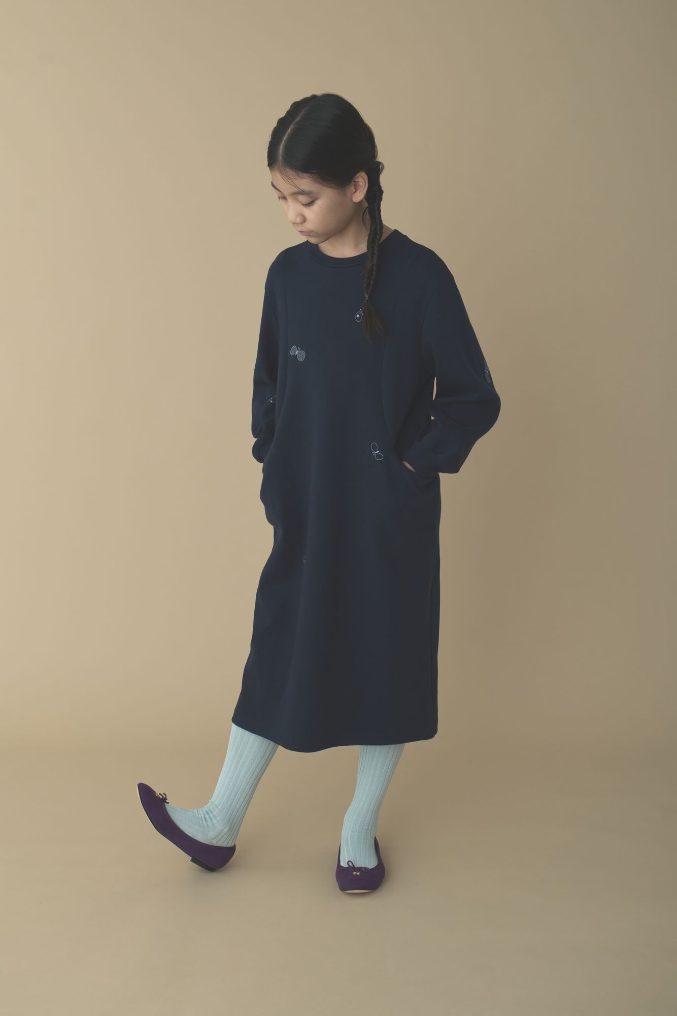 mina perhonen ミナペルホネン choucho カットソーワンピース choucho カットソーワンピース - minä perhonen