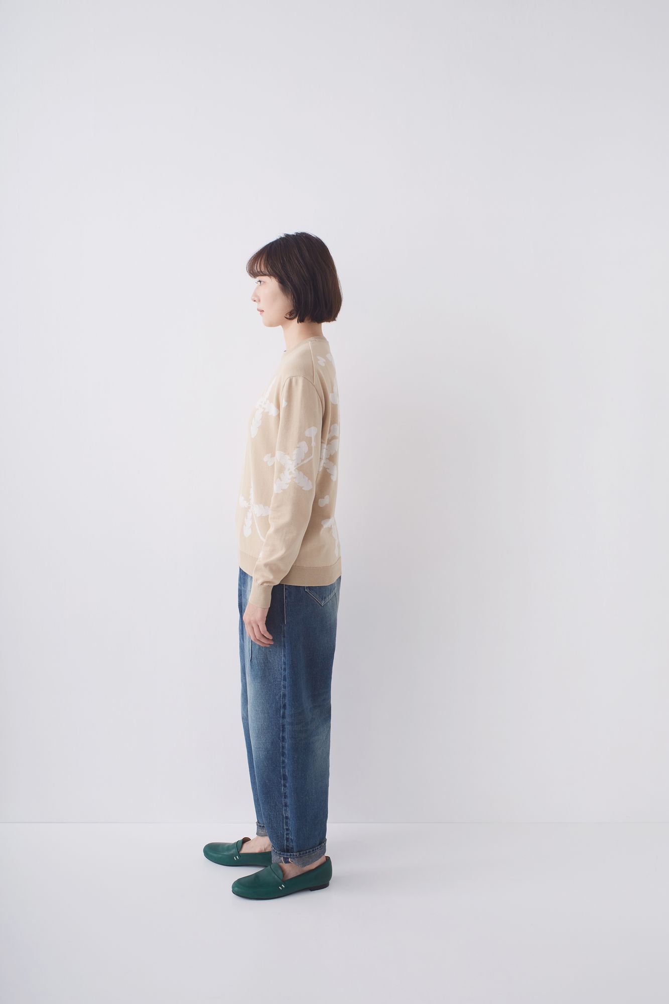 1回着用 ミナペルホネン paivyri プルオーバーニット38 ホワイト 1回着用 ミナペルホネン paivyri プルオーバーニット38 ホワイト