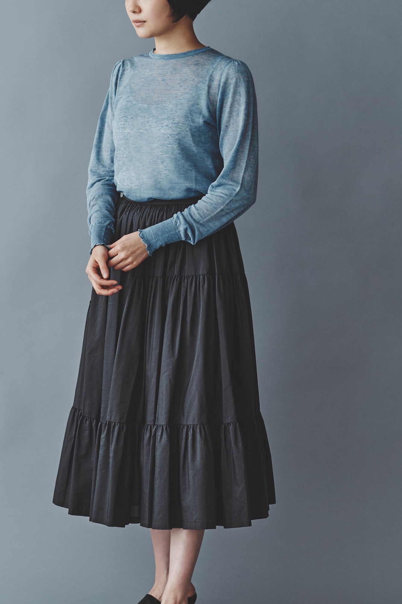 miraggio パフスリーブプルオーバー - minä perhonen