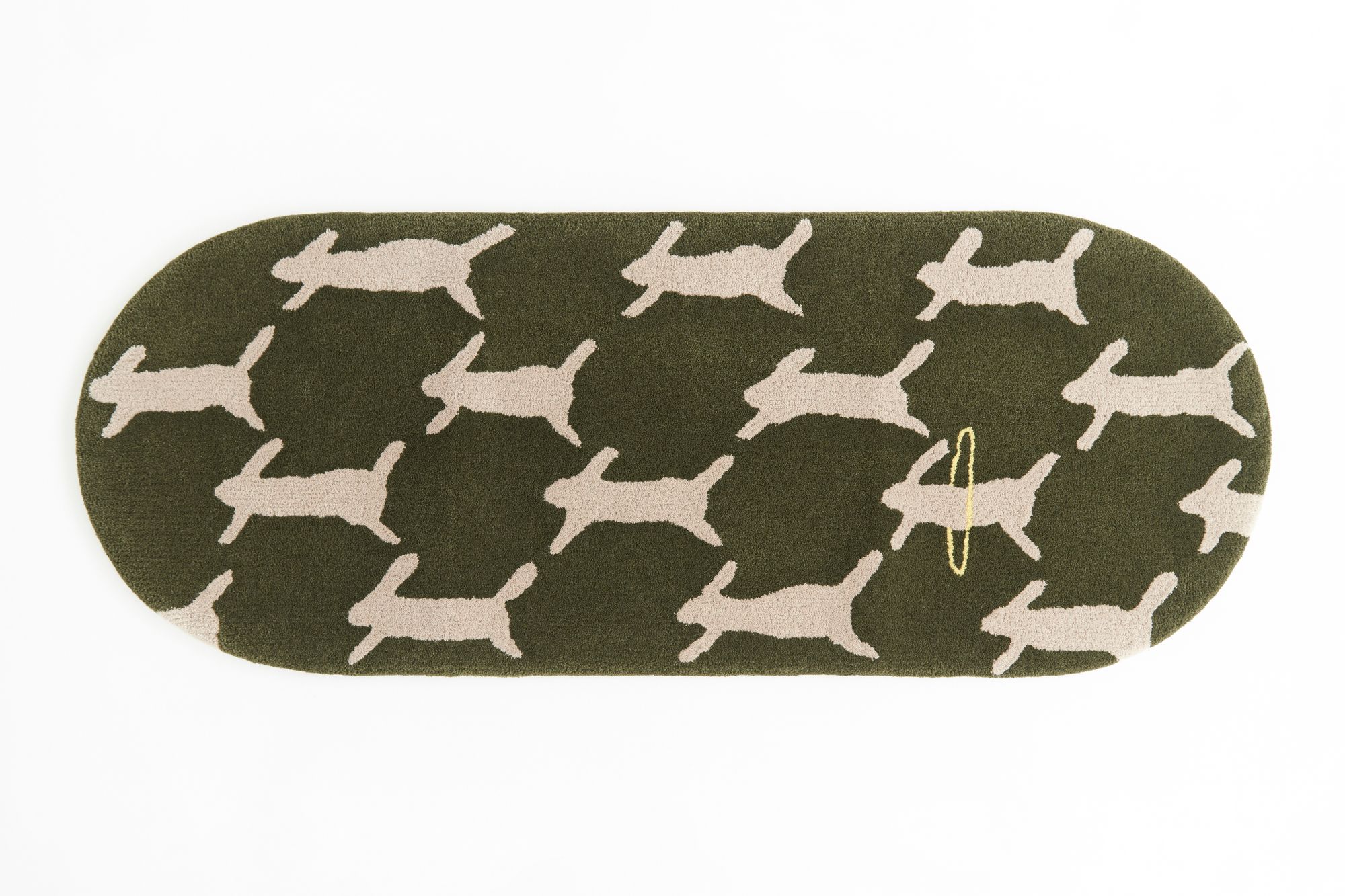 ミナペルホネン　runrun run ラグマット　ブラウン ミナペルホネン runrun run ラグマット ブラウン run run run ラグ