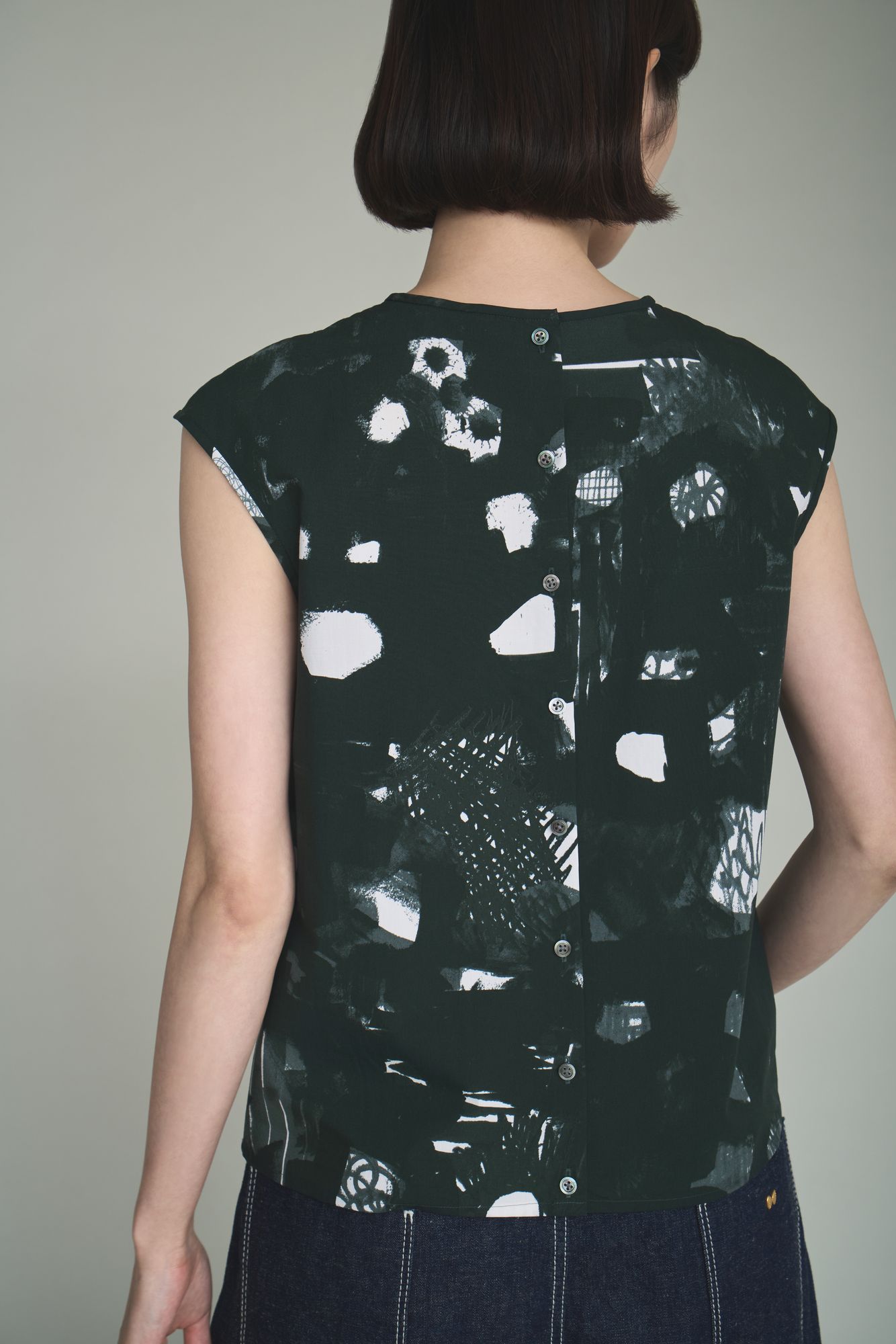 sound ノースリーブブラウス - minä perhonen