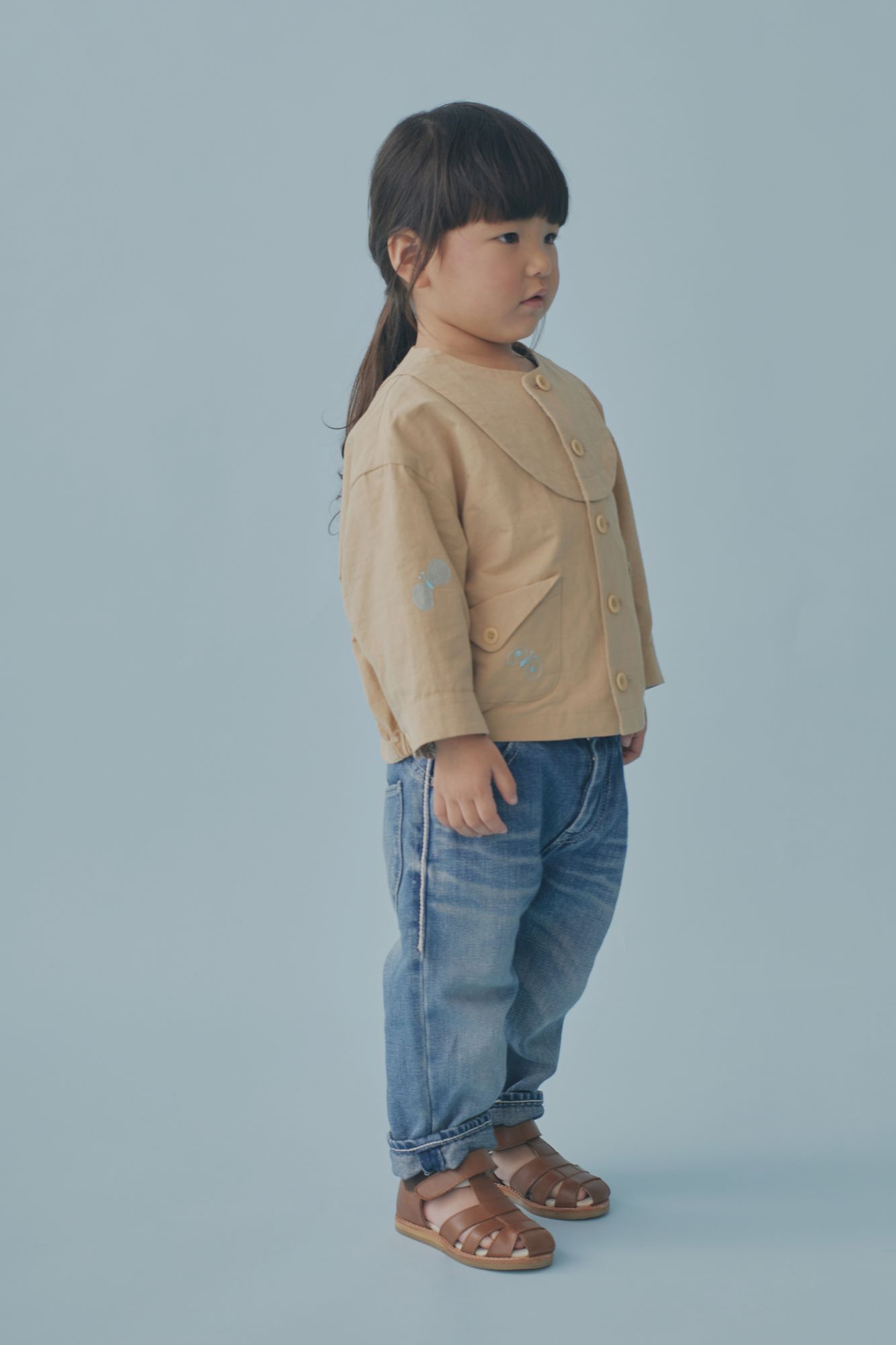 ミナペルホネン　ブルゾン　デニム　oneday choucho choucho ブルゾン - minä perhonen