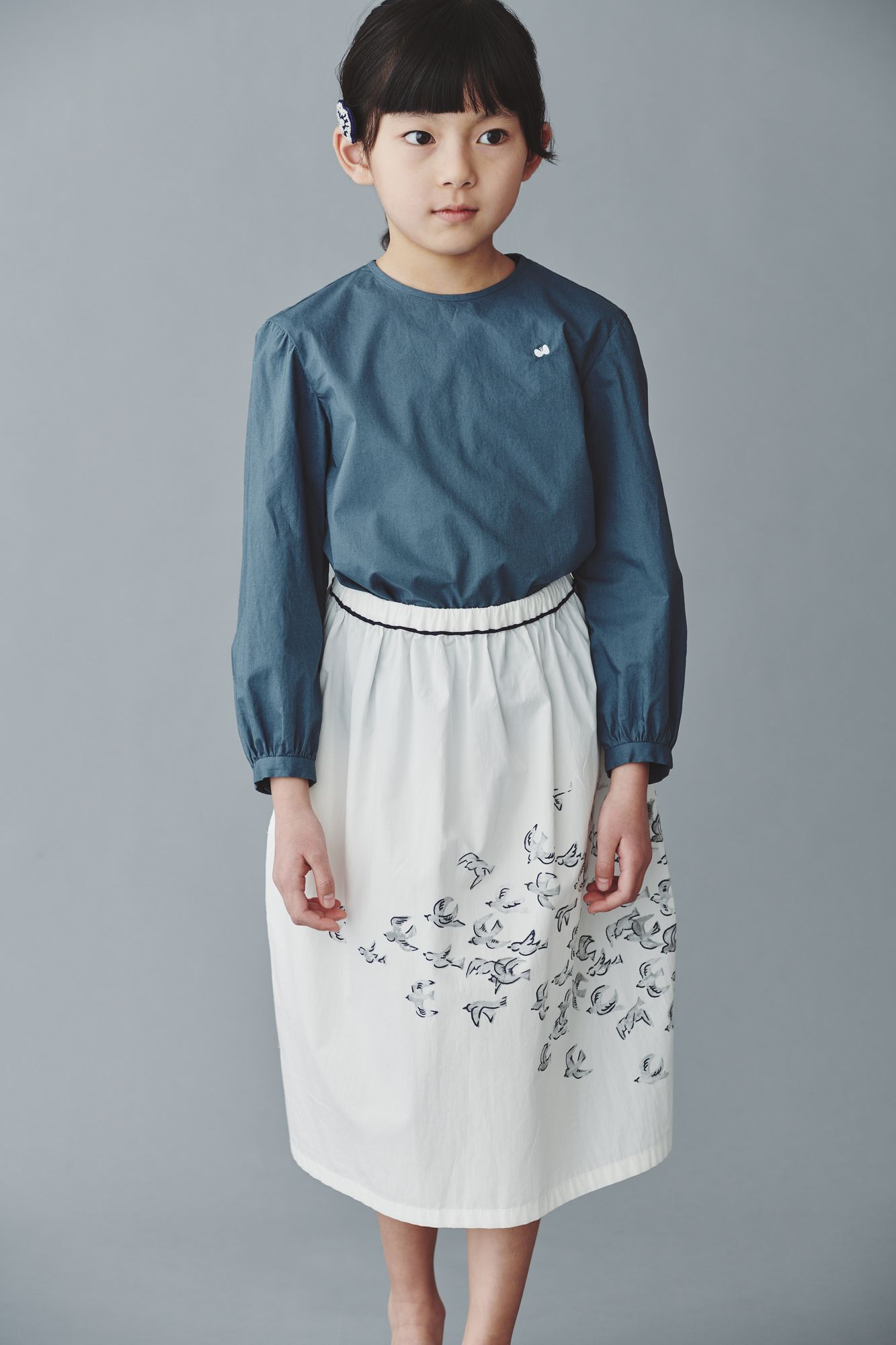 laula ノーカラーブラウス - minä perhonen