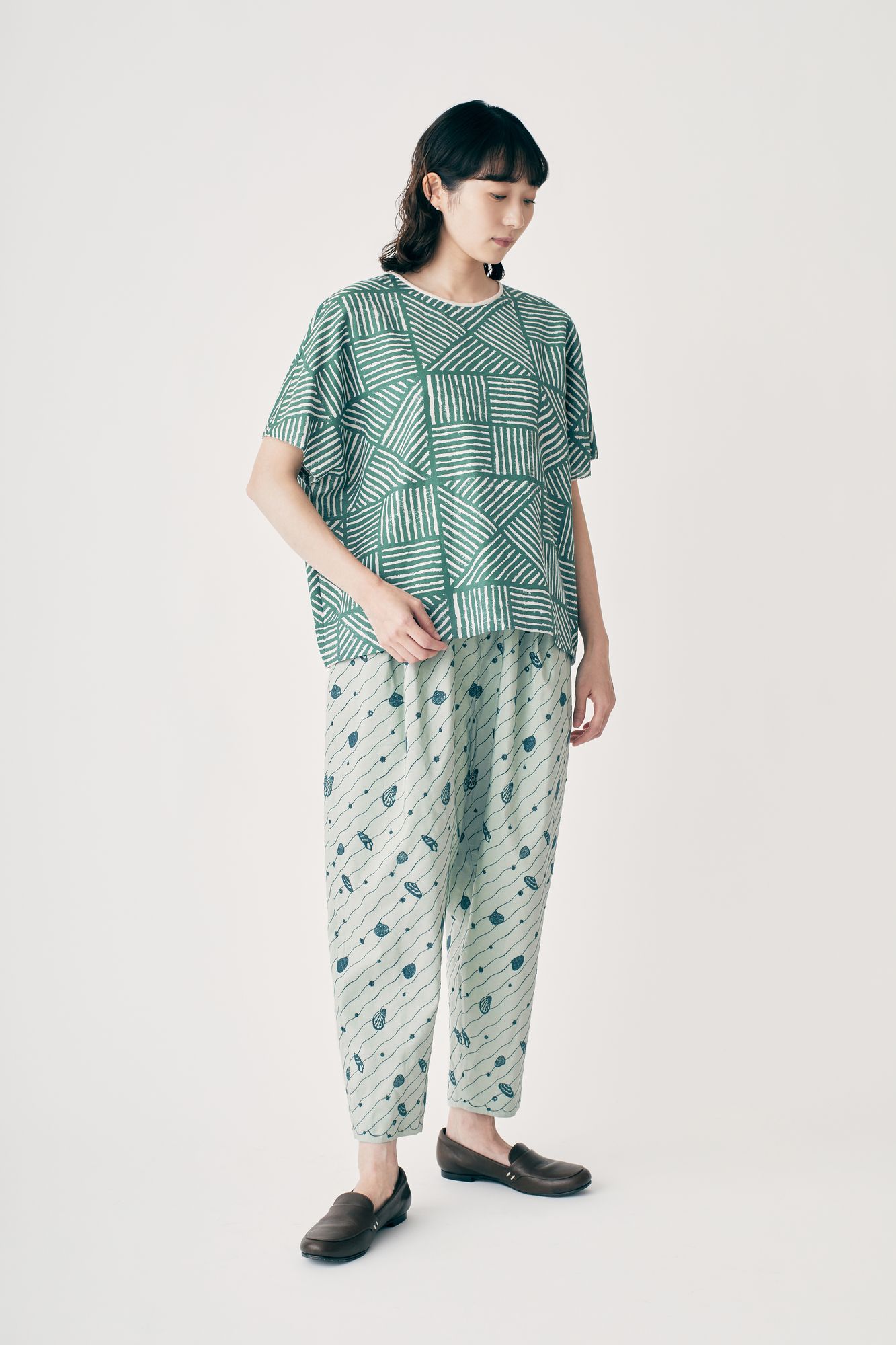 ミナペルホネンパンツ　シージュエル sea jewel パンツ - minä perhonen