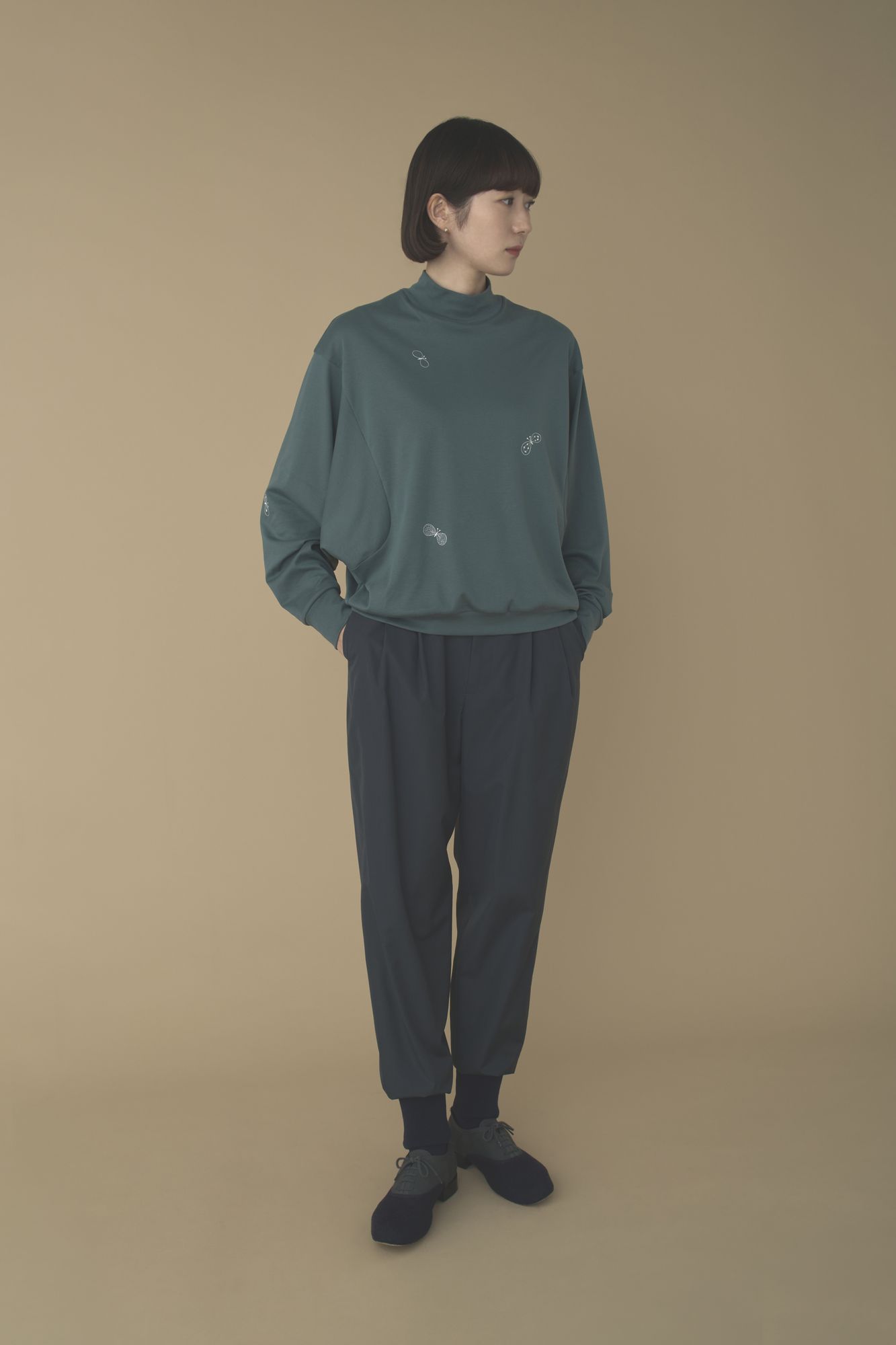 choucho ドルマンスリーブプルオーバー - minä perhonen