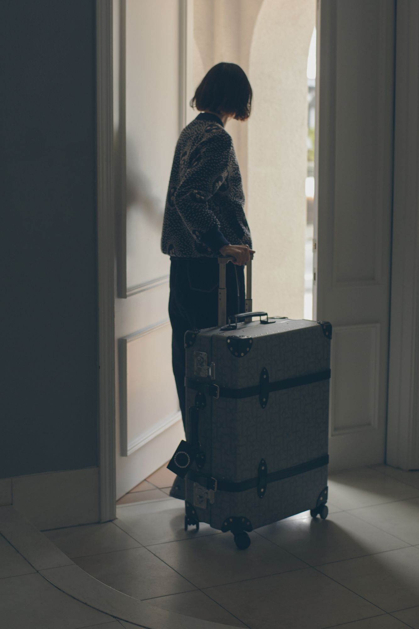 ミナペルホネン rosy トランクケース CLASKA GLOBE TROTTER トランク