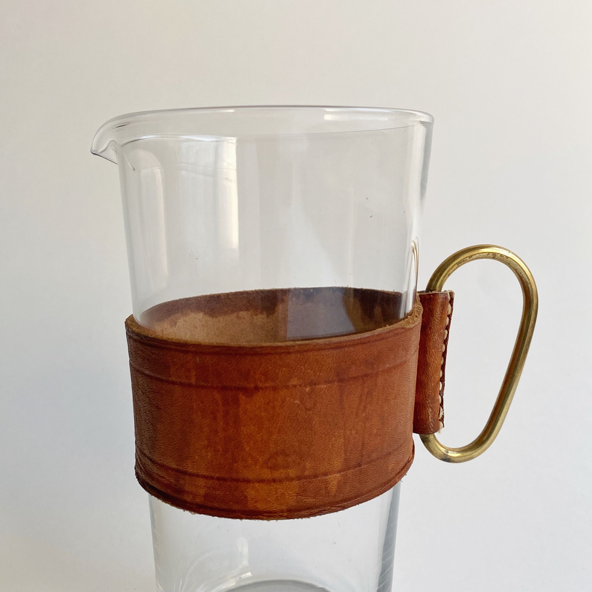 １９３０年代のマティーニカクテルピッチャー（銀合金キャップ／ウランカットガラス） Martini Pitcher - minä perhonen