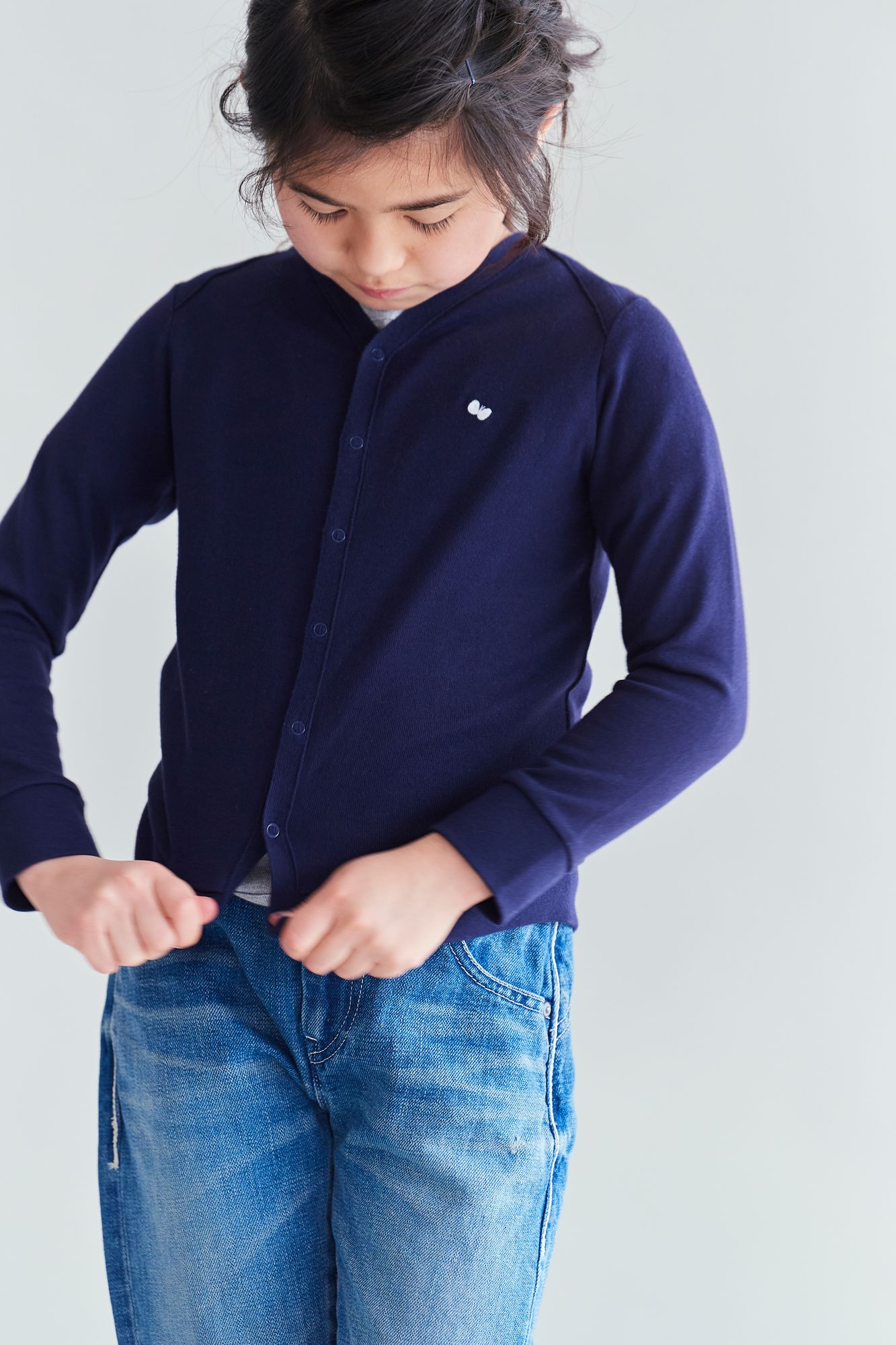 お値下げ！mina perhonen「rento」襟付き七分カーディガン zutto カーディガン 2018 s/s - minä perhonen