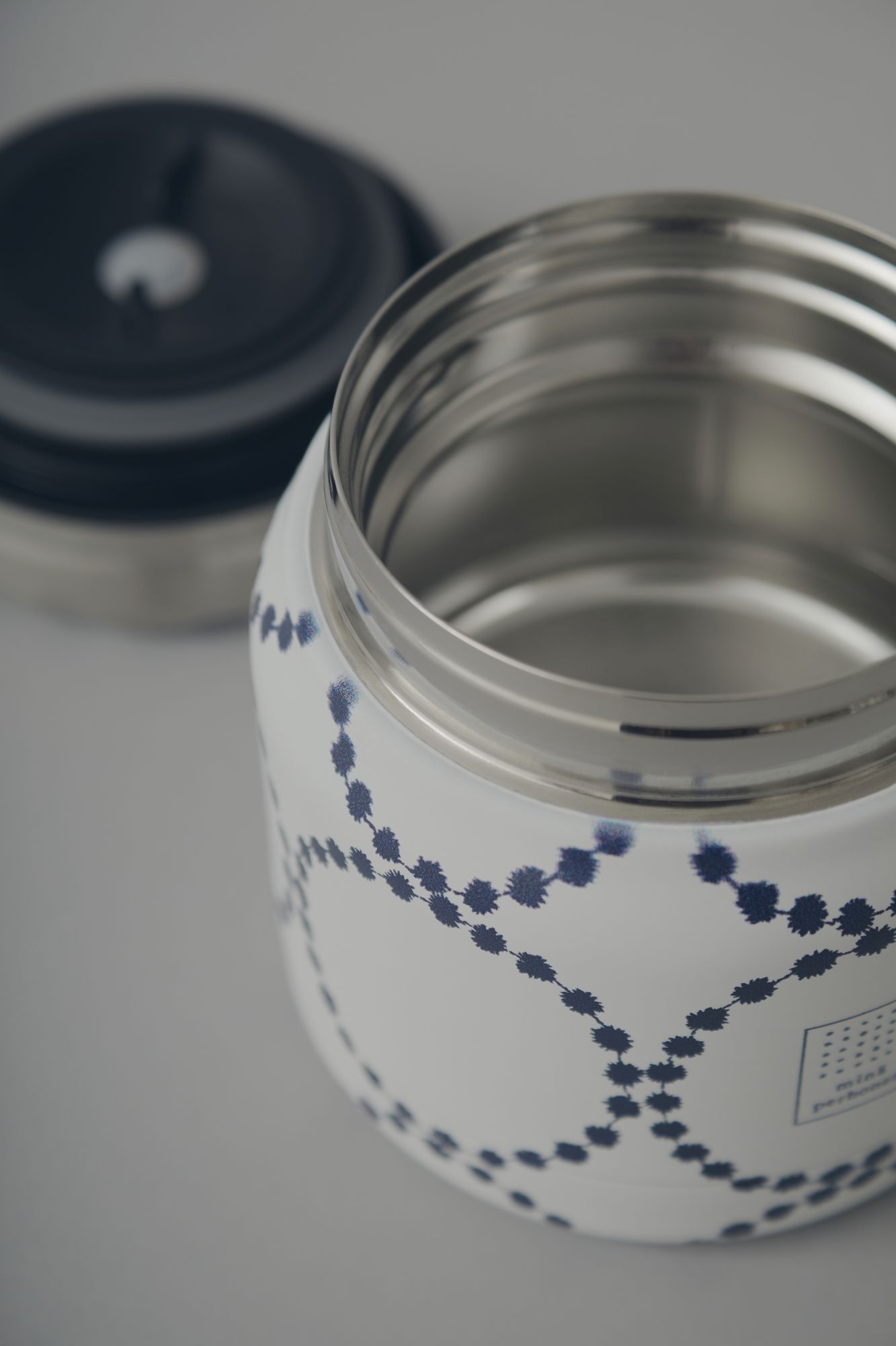 tambourine thermo mug - minä perhonen